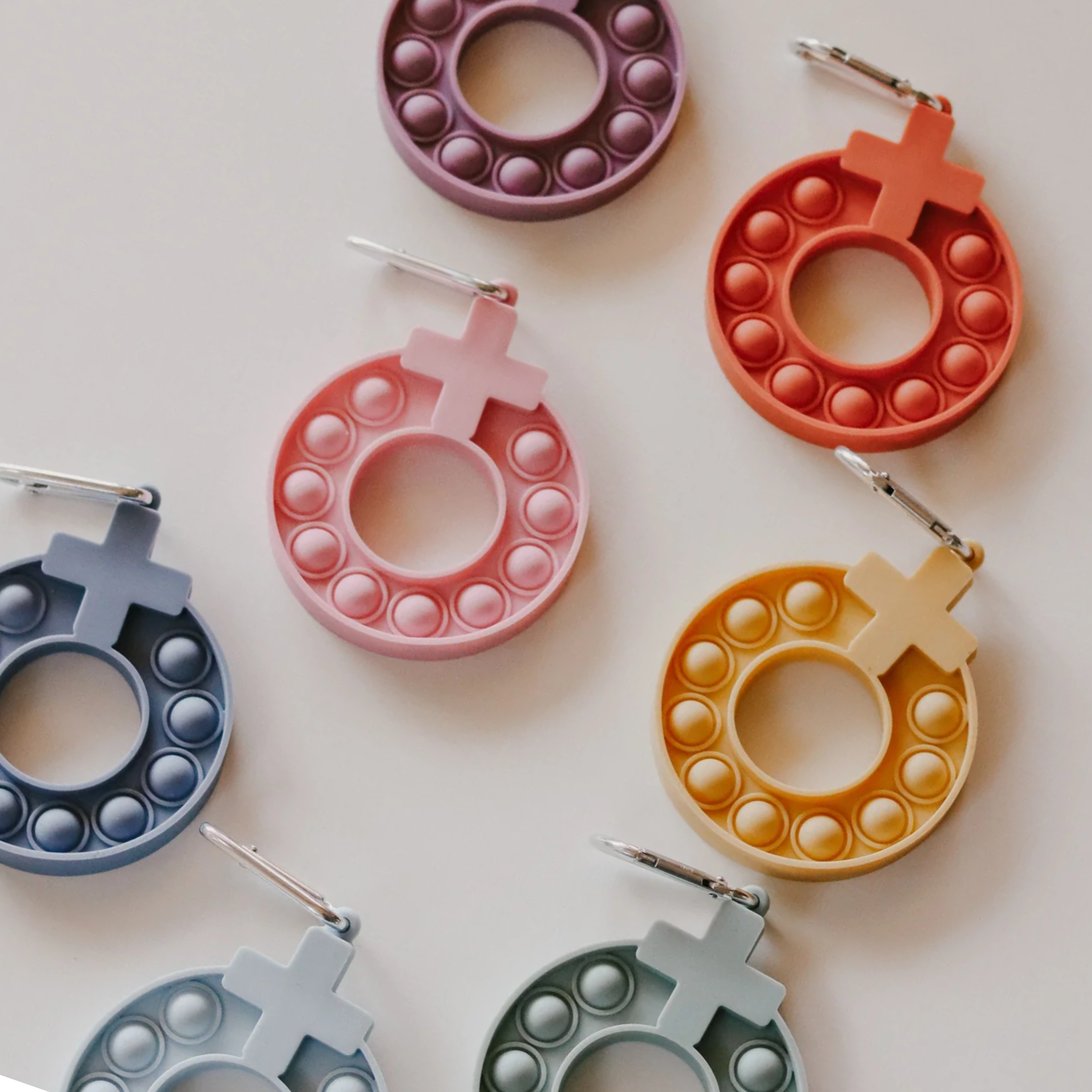 Decade Rosary Pop-It Keychain