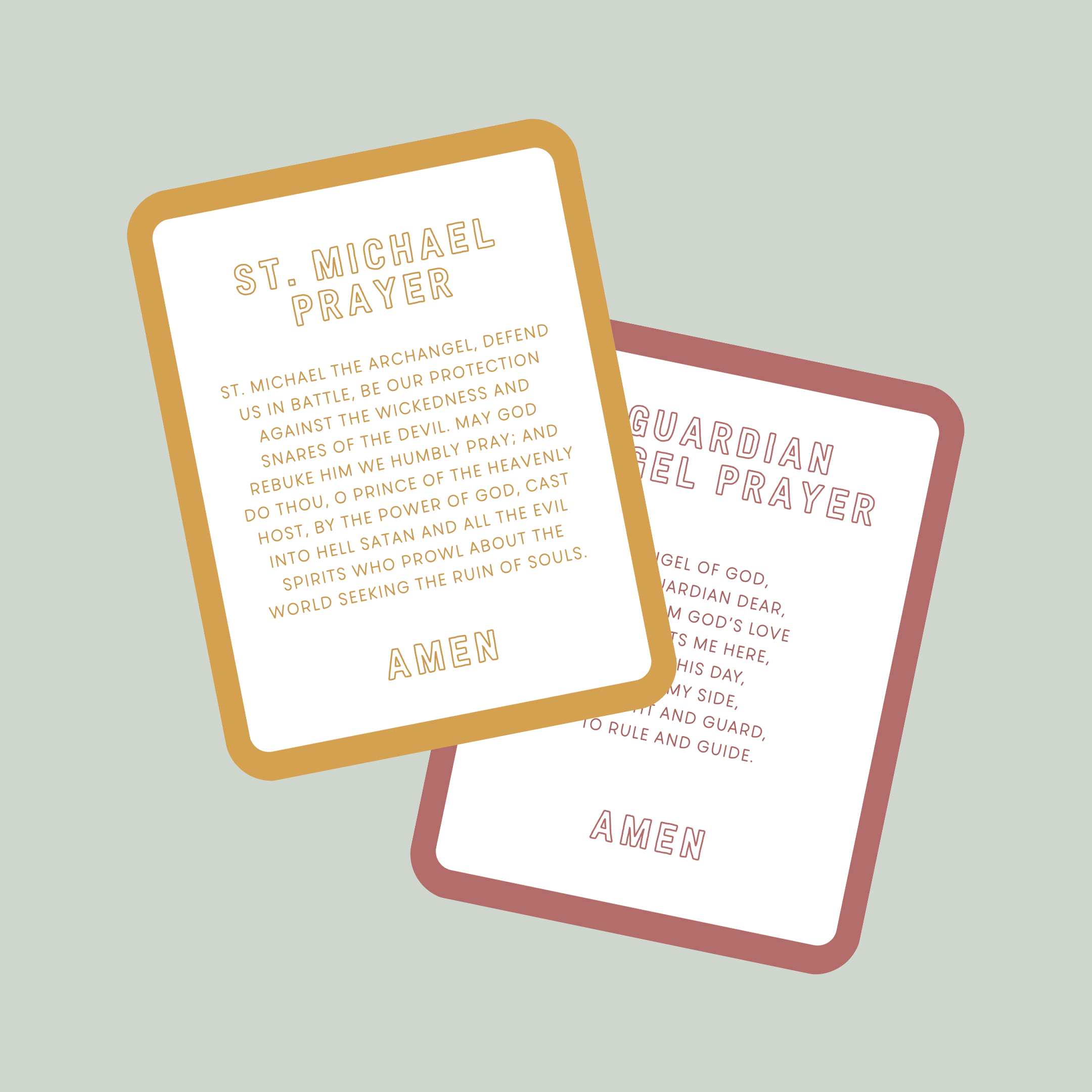 Catholic Prayer Card Collection For Kids
