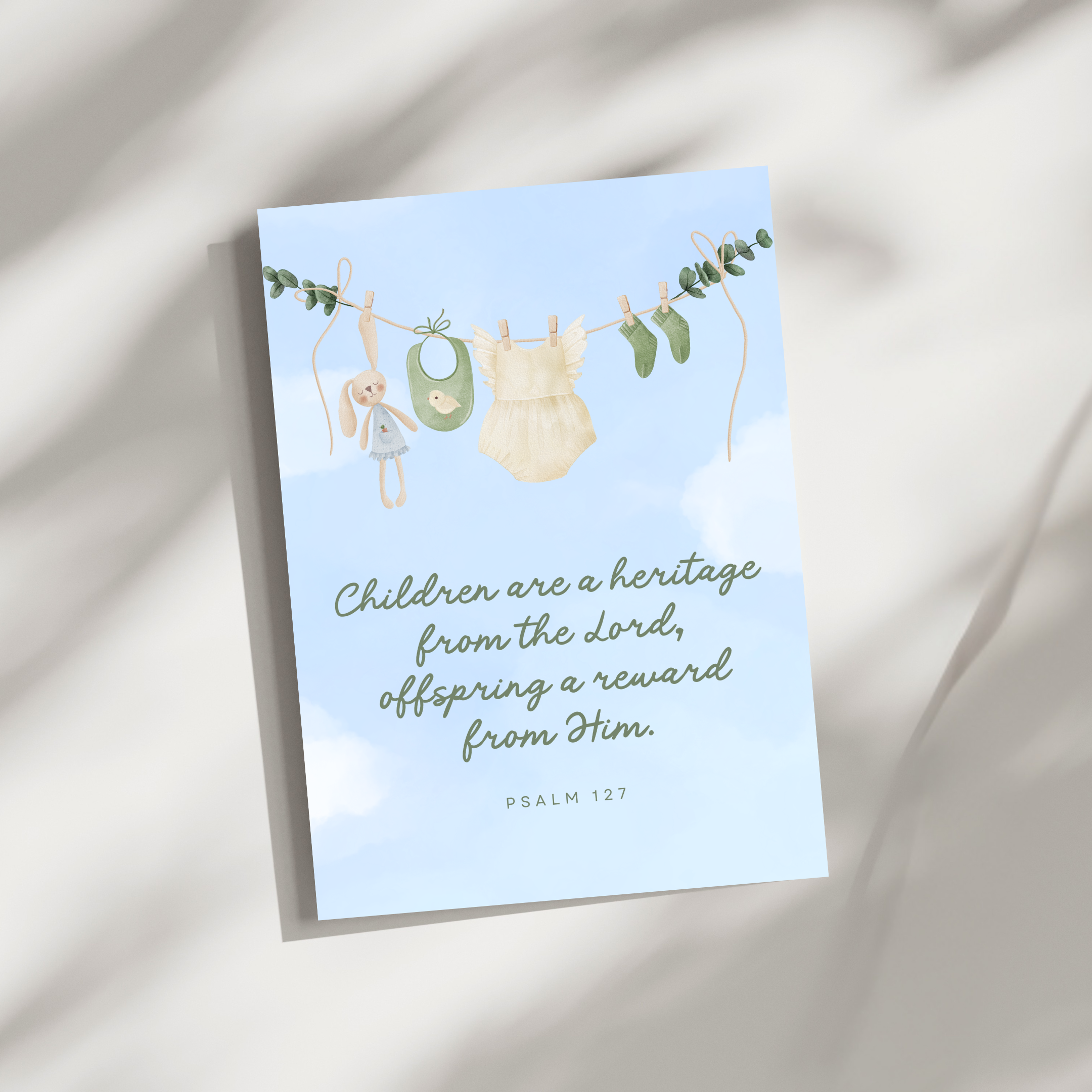 ‘A Heritage From The Lord’ Folded Greeting Card