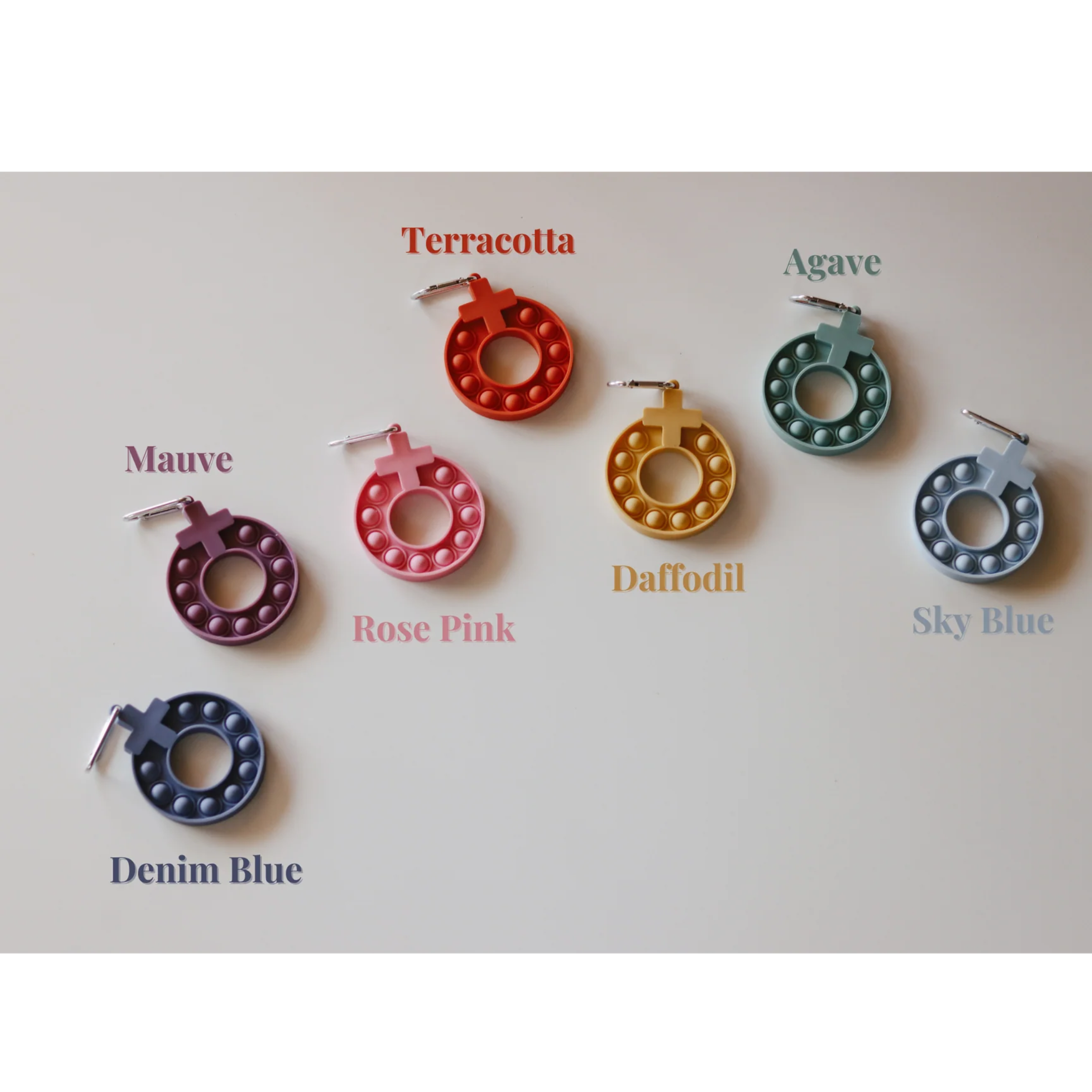 Decade Rosary Pop-It Keychain