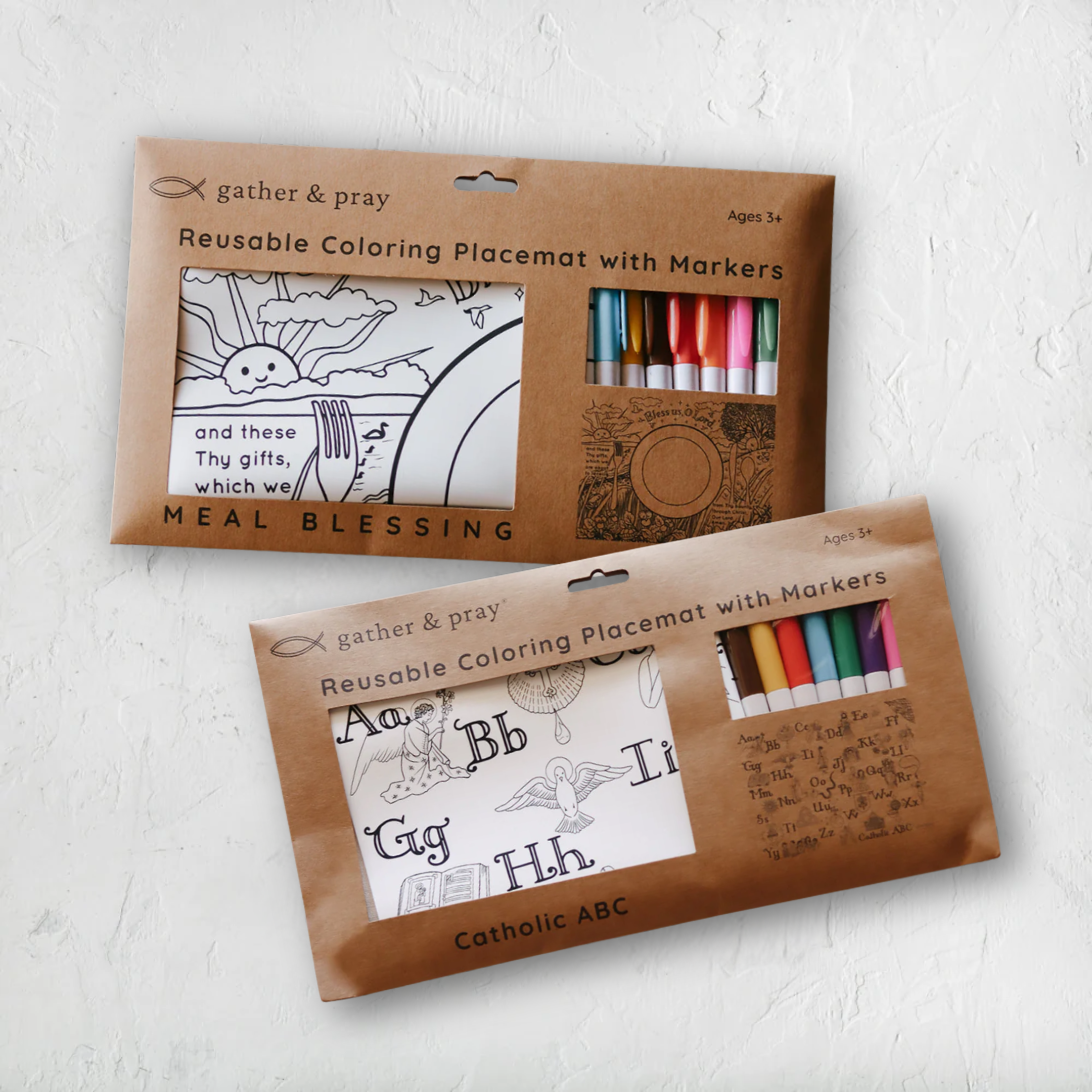 Catholic Reusable Colouring Placemat