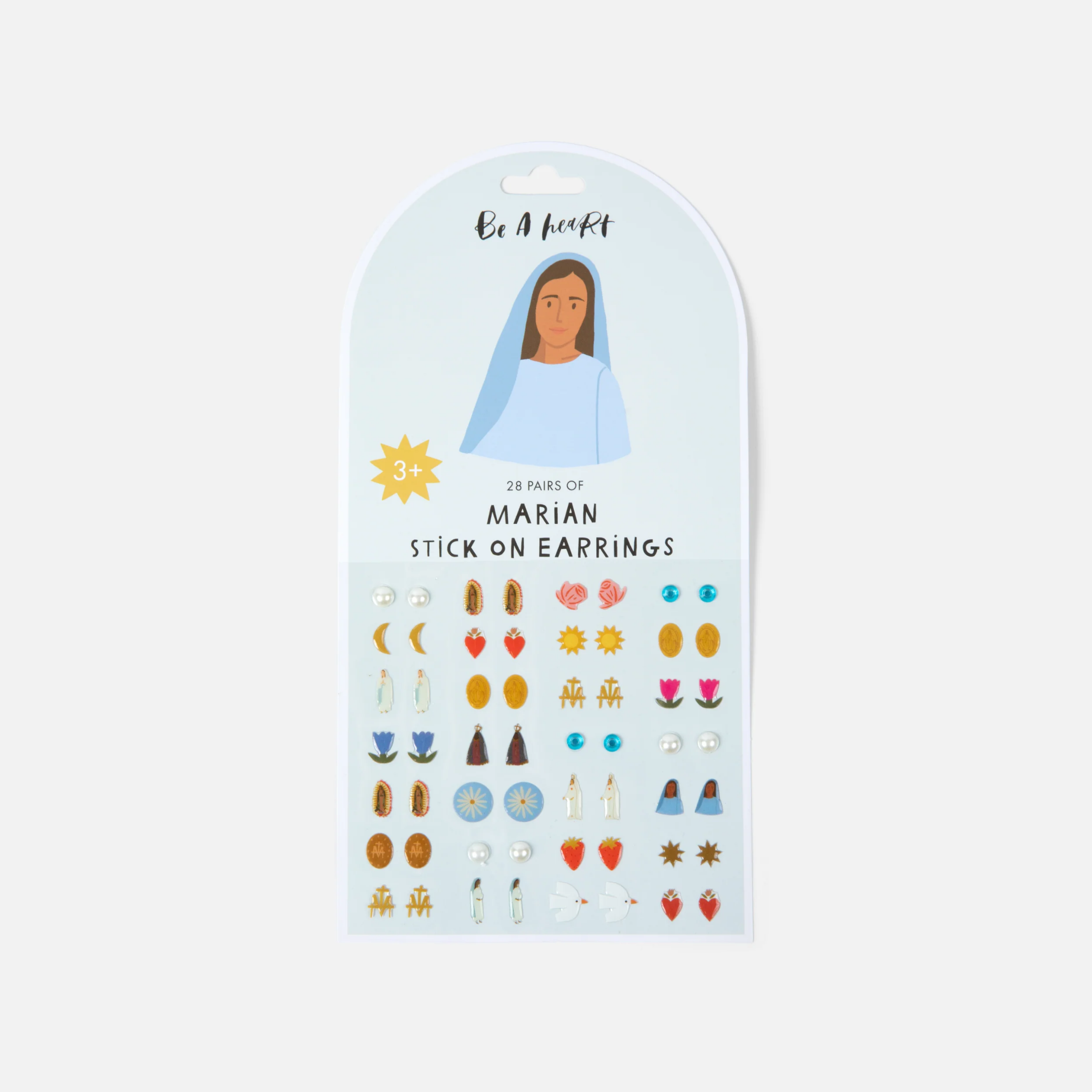 Catholic Stick On Earrings