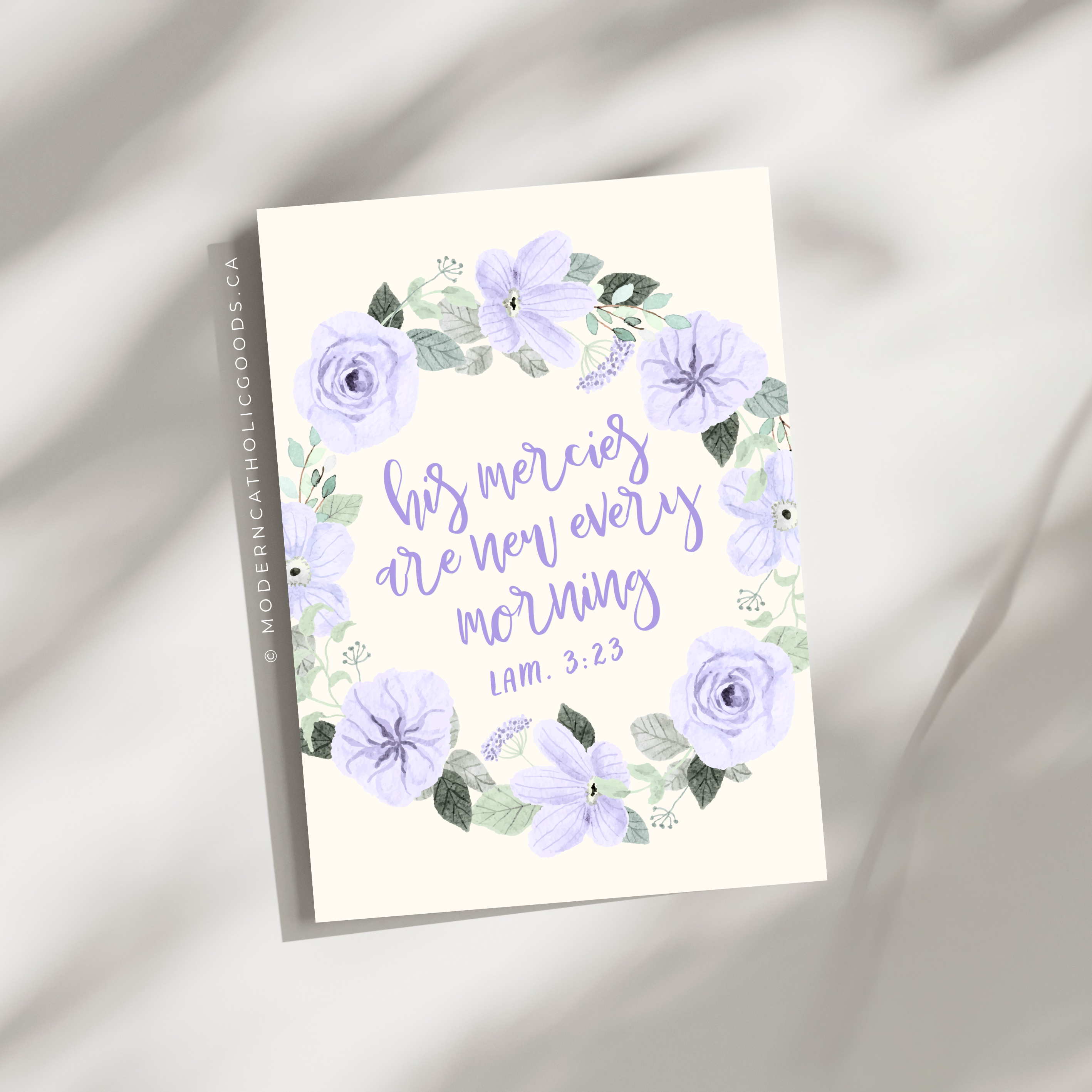 'New Mercies' Folded Greeting Card