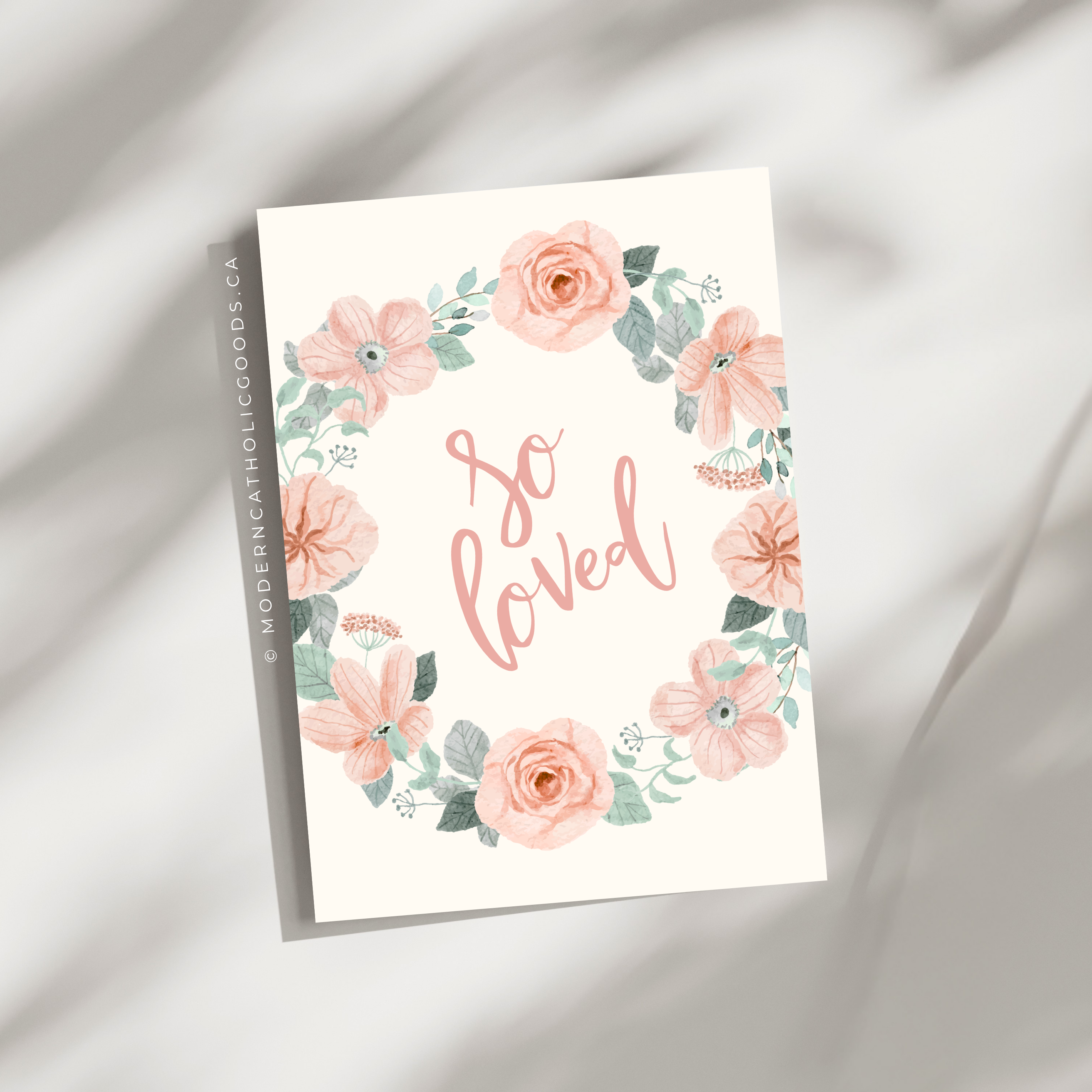 Scripture-Inspired Floral Folded Greeting Cards