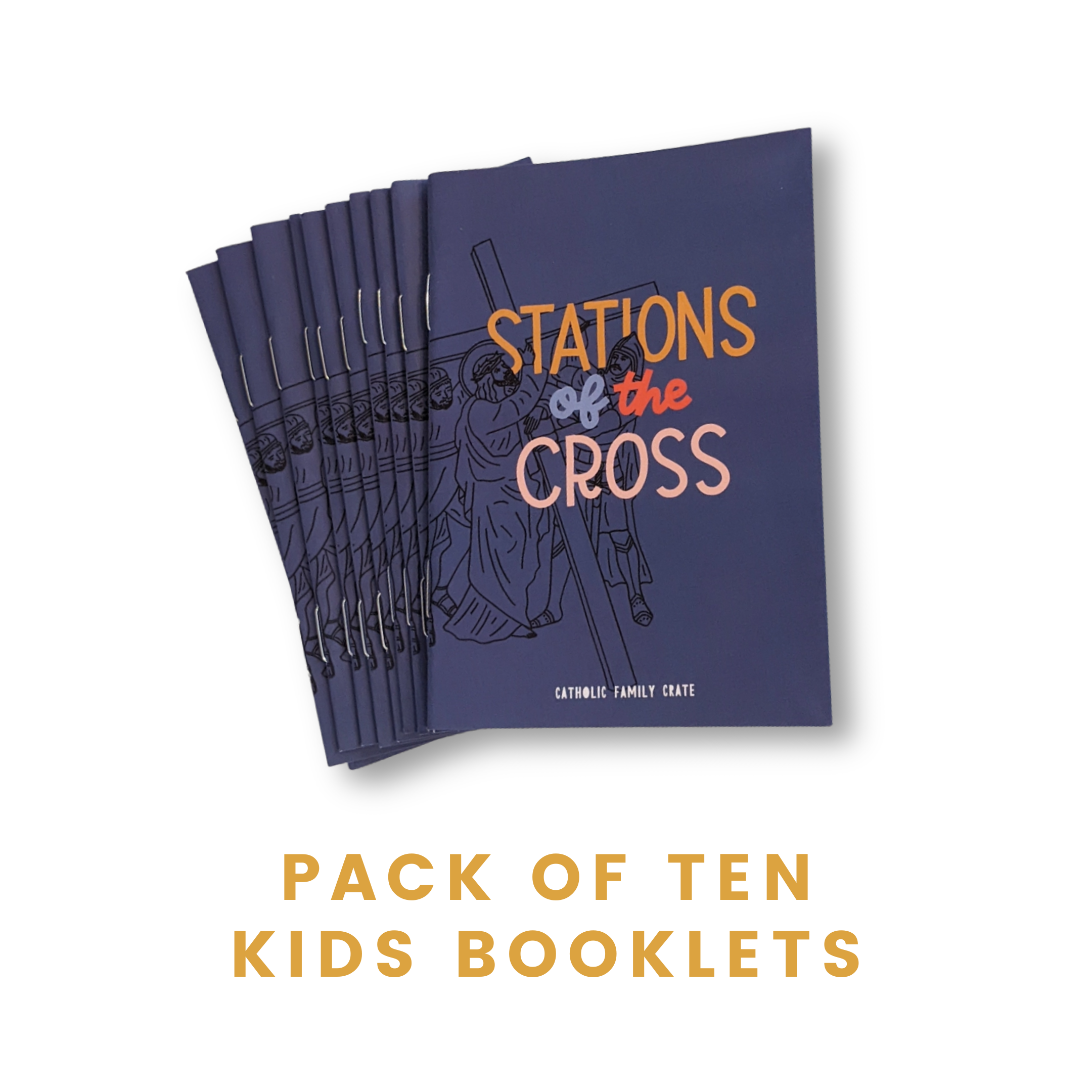 Stations of the Cross Booklet (Set of 10)