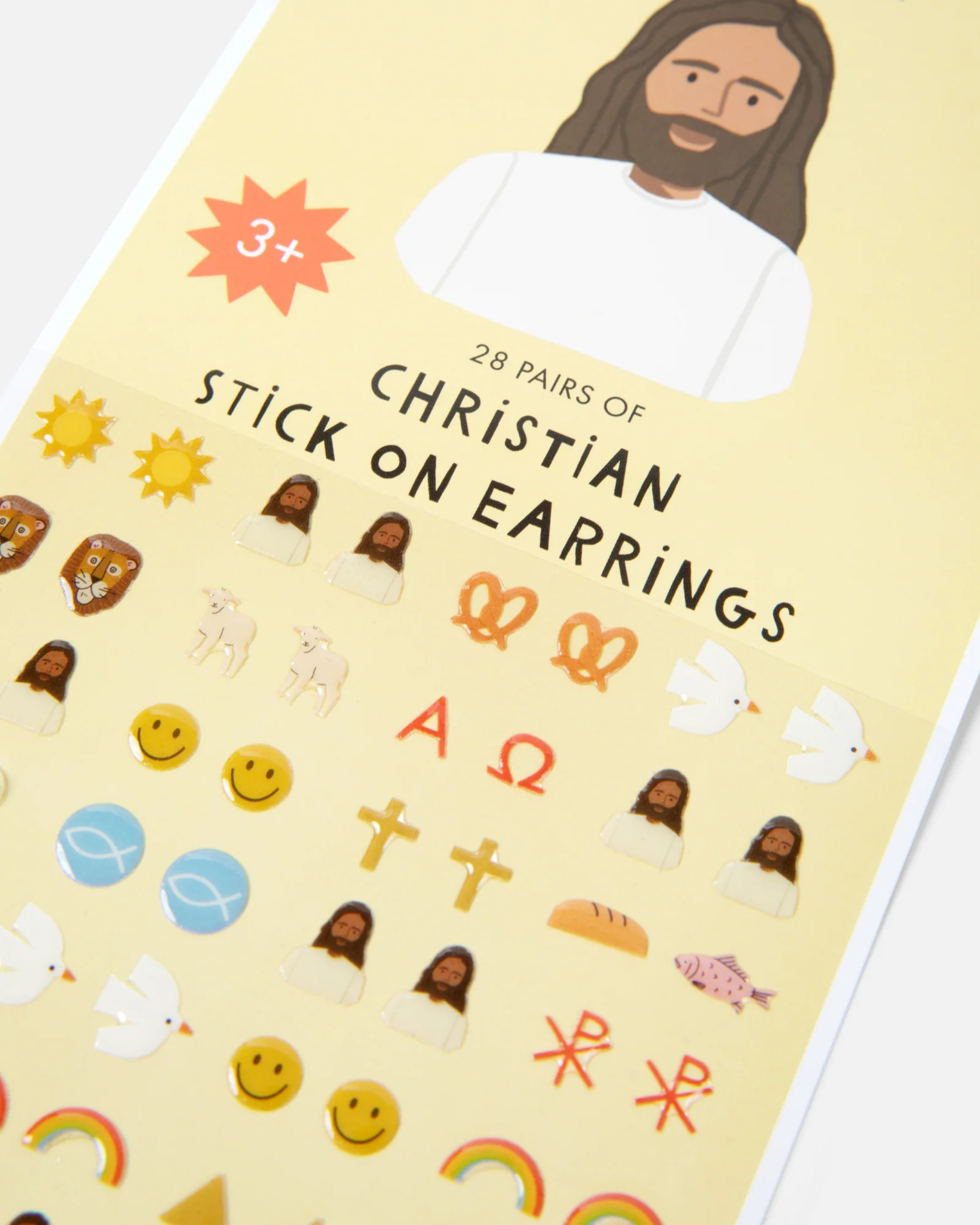 Catholic Stick On Earrings