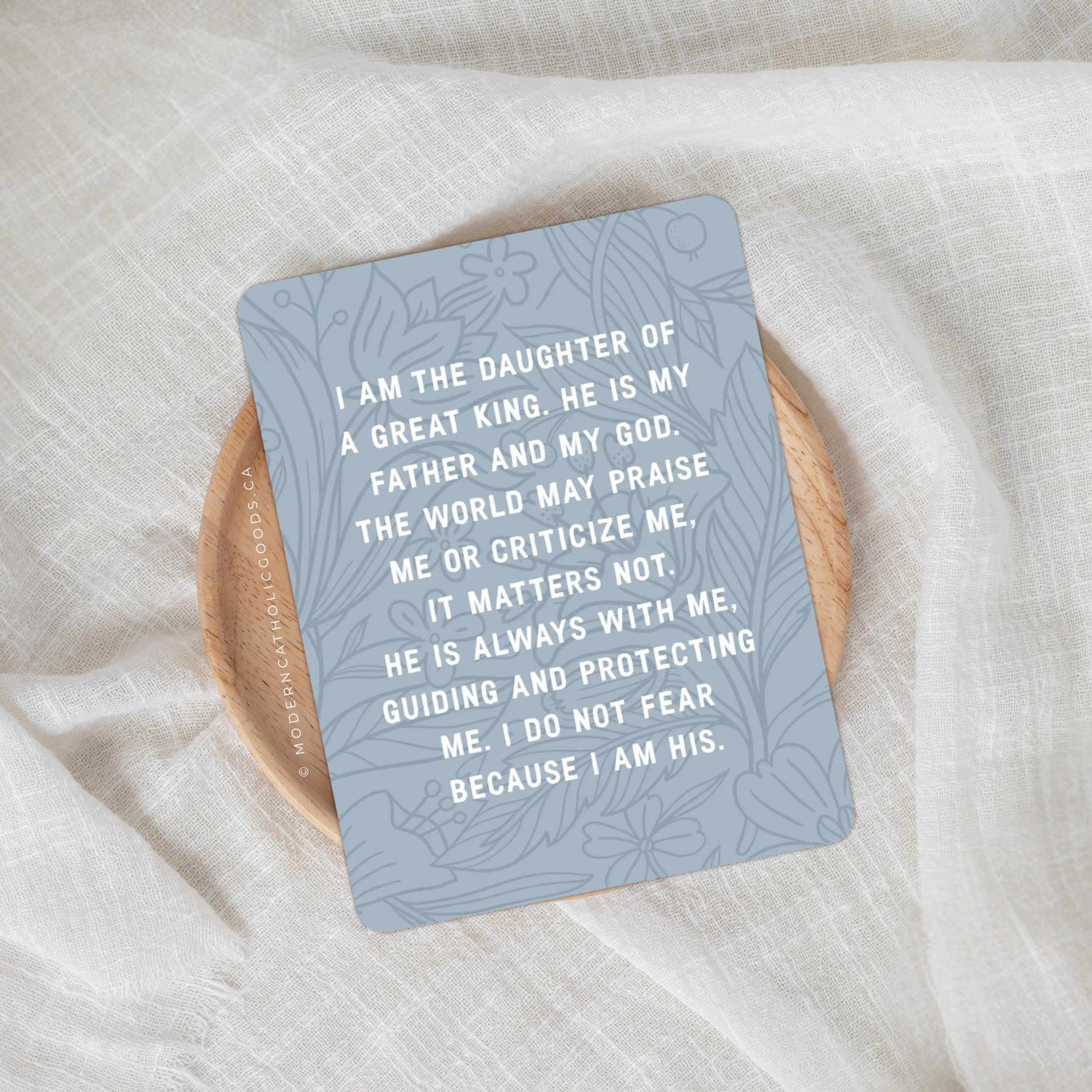 ‘Daughter Of A Great King’ Affirmation Card