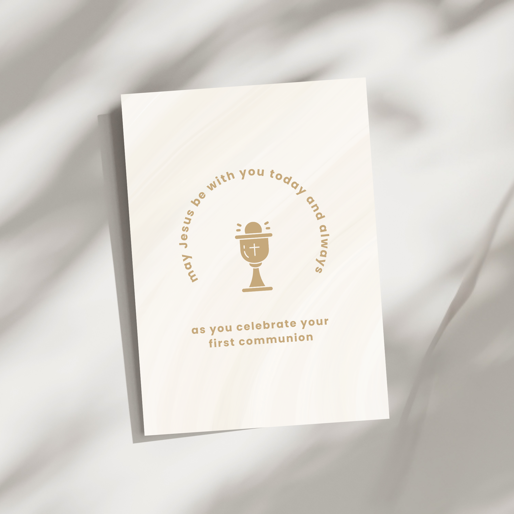 ‘Your First Communion’ Folded Greeting Card