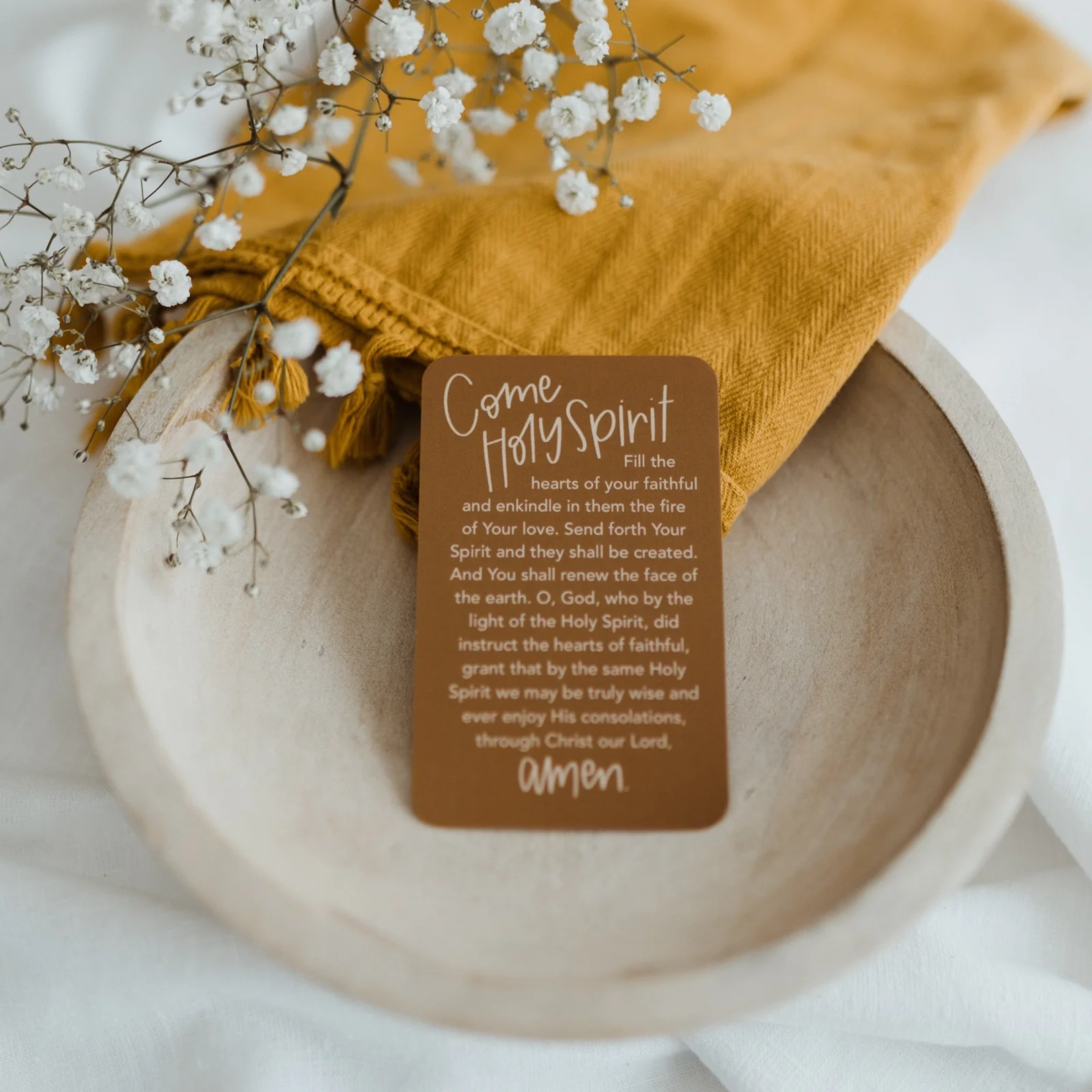 ‘Come Holy Spirit’ Prayer Card