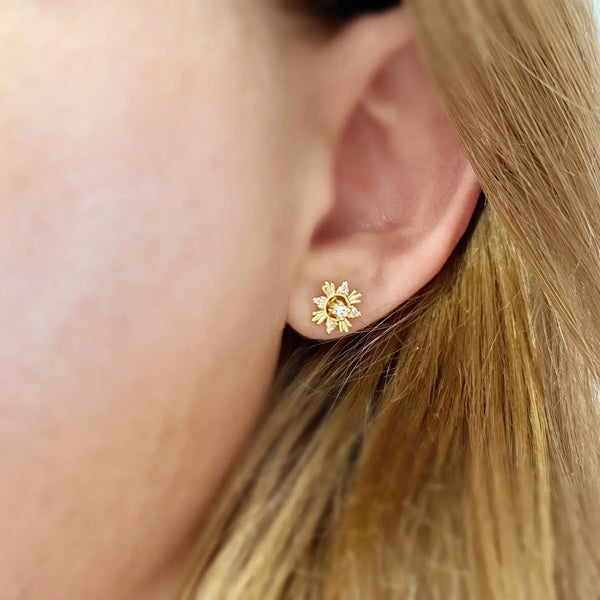 ‘Source + Summit’ Earrings // 18k Gold-Filled