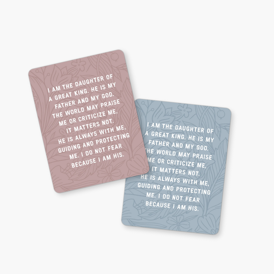 ‘Daughter Of A Great King’ Affirmation Card