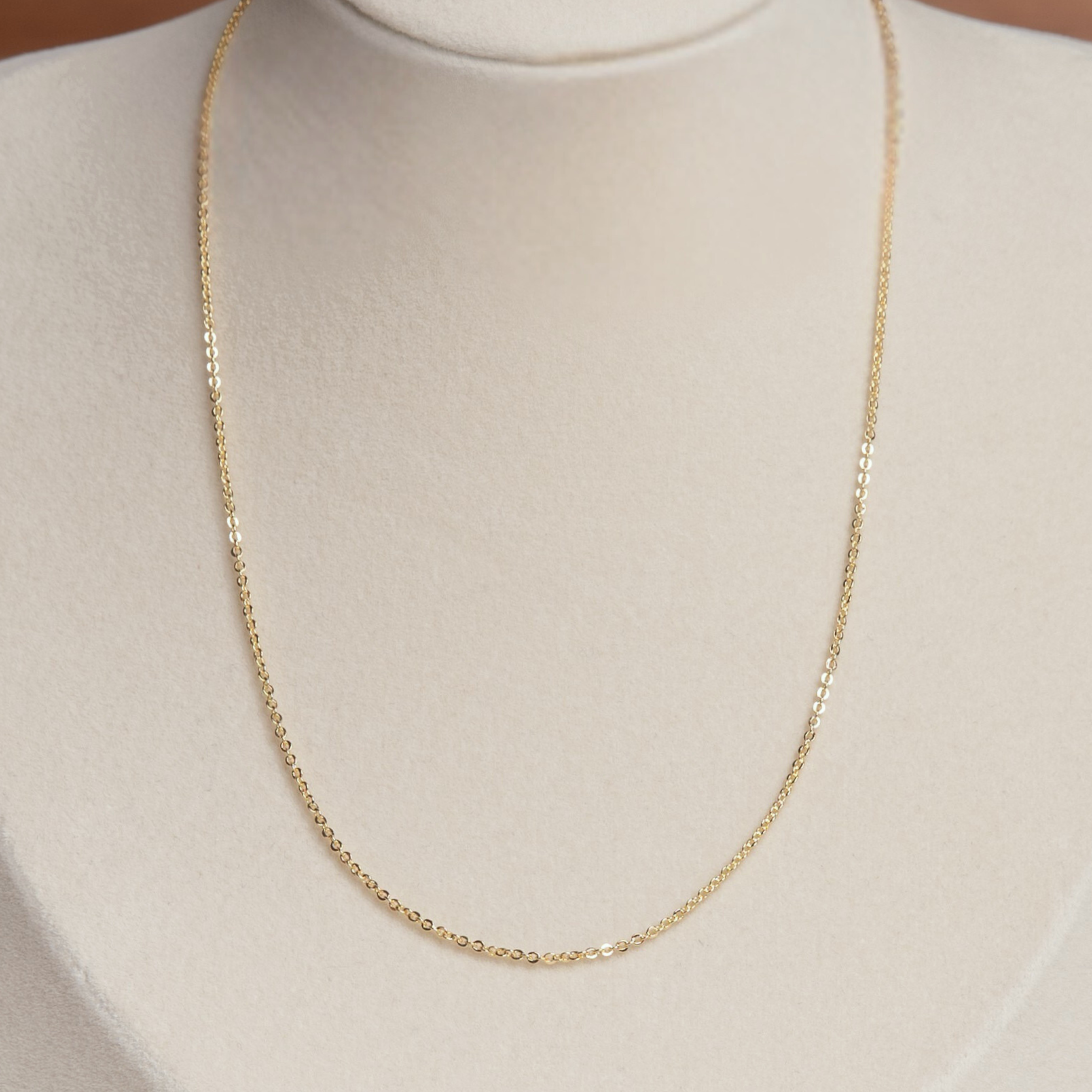 18k Gold-Filled Classic Cable Chain (Chain Only)