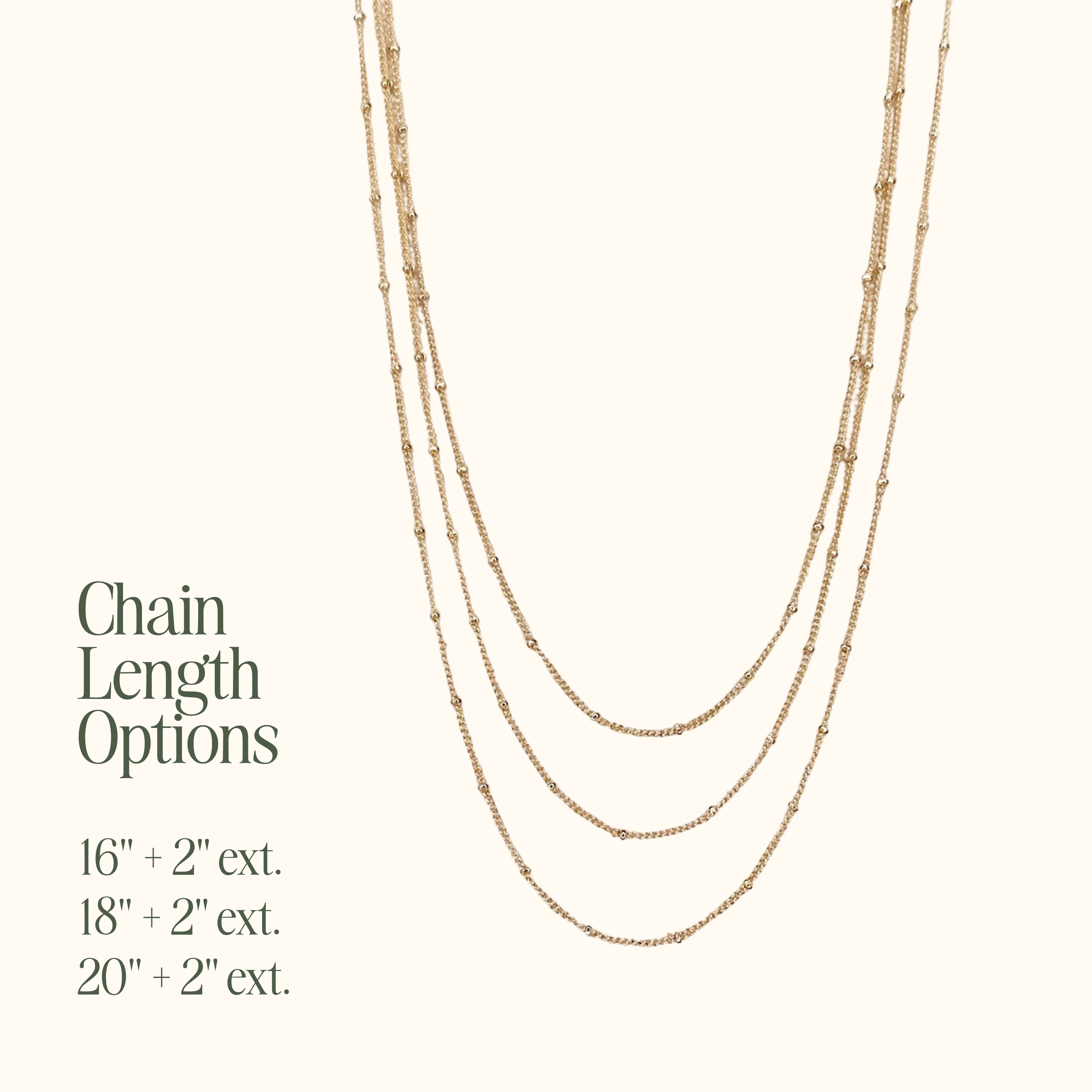 18k Gold-Filled Satellite Chain (Chain Only)