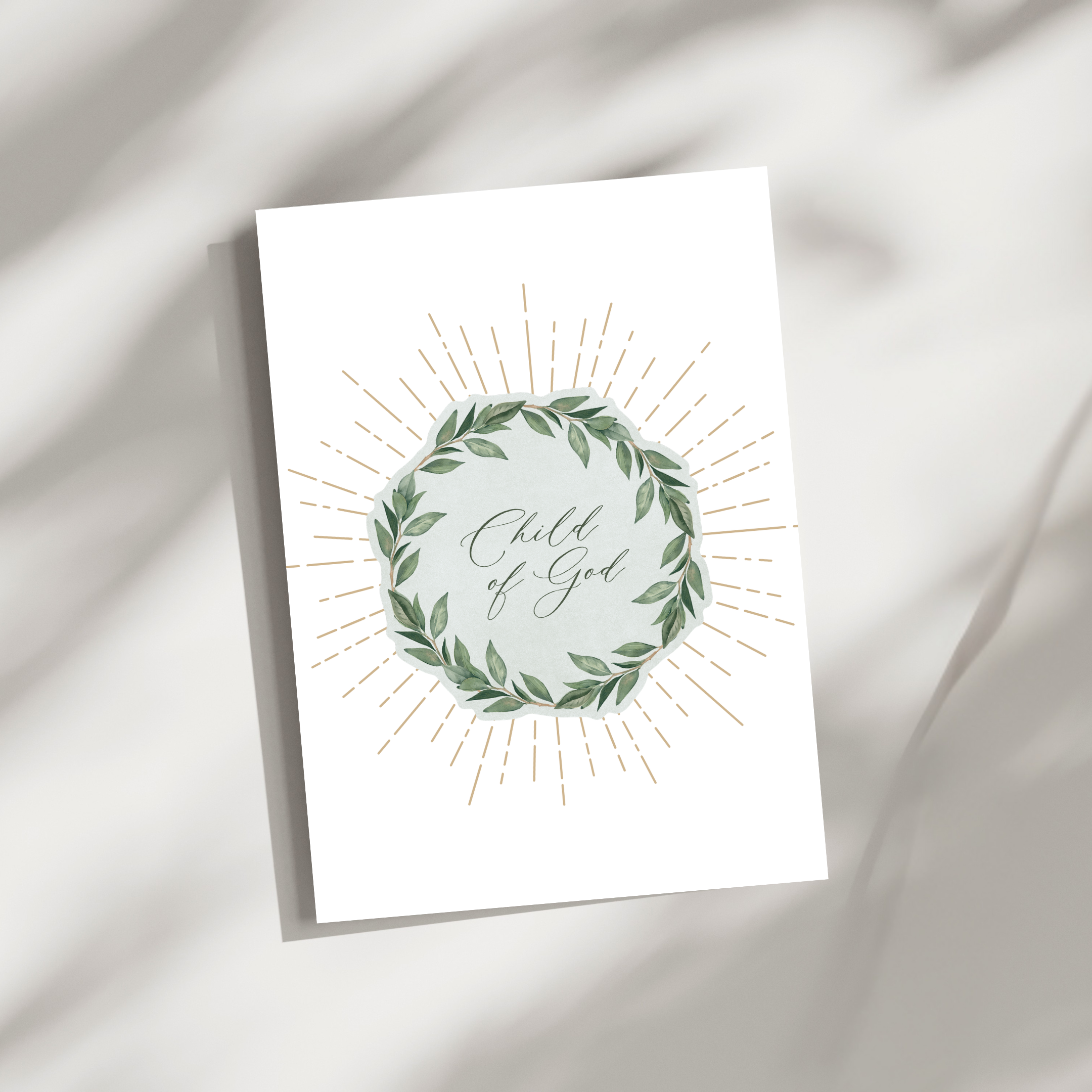 'Child of God' Sticker Card