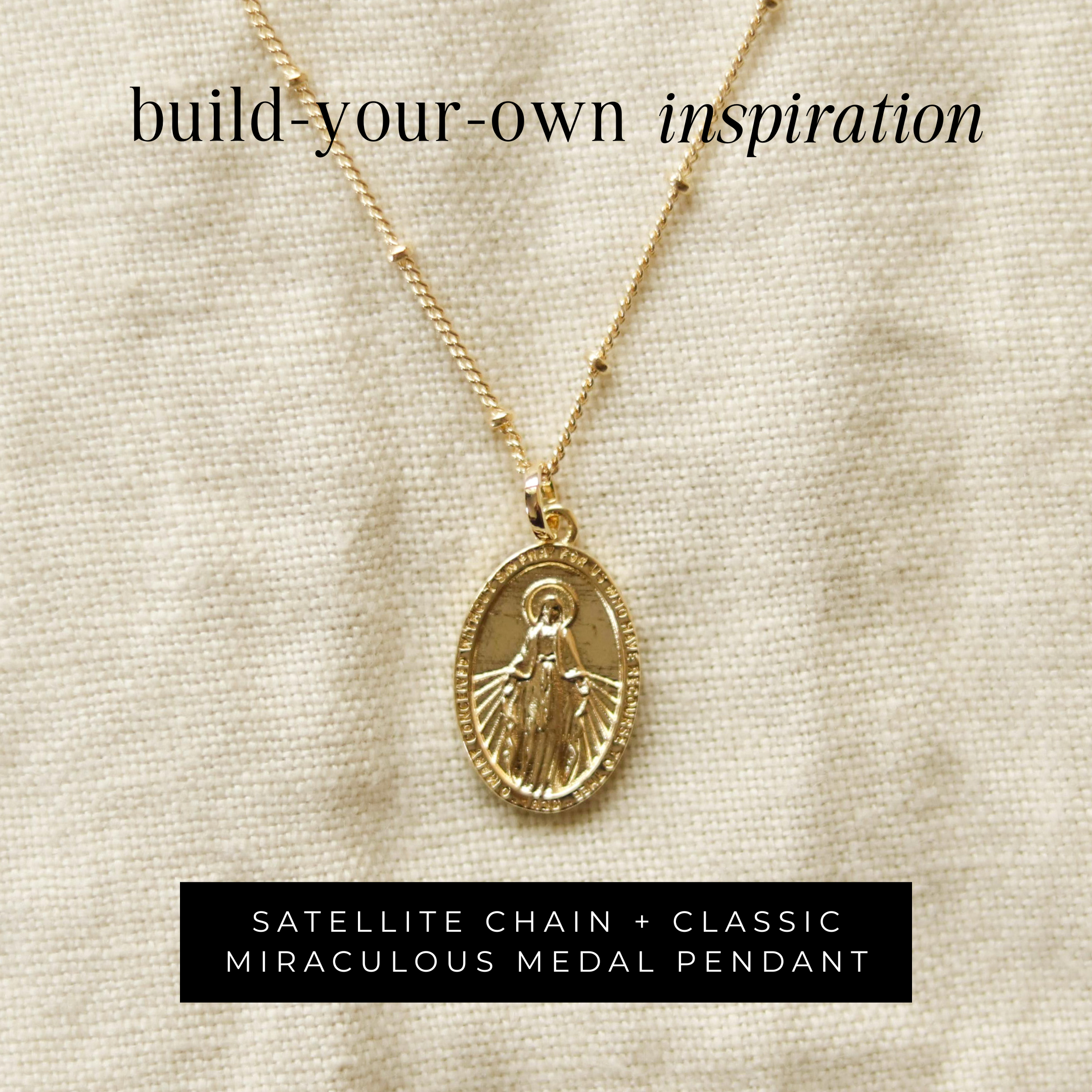 18k Gold-Filled Classic Miraculous Medal (Pendant Only)