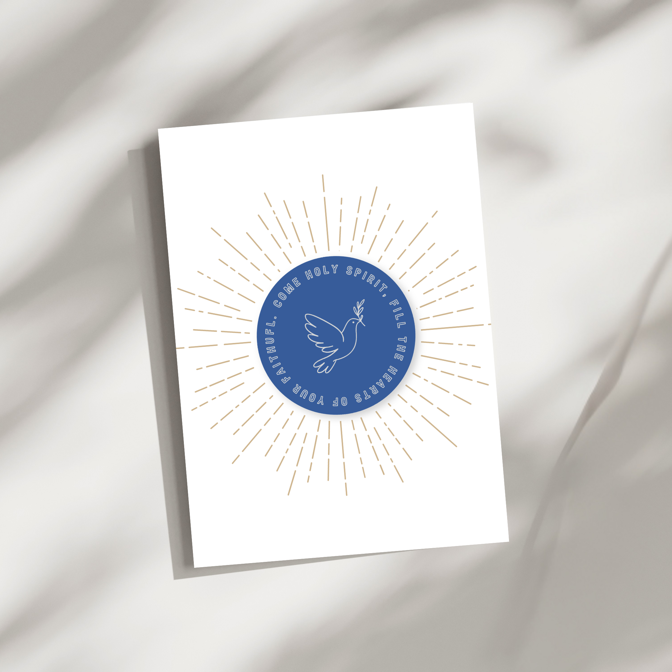 'Come Holy Spirit' Sticker Card