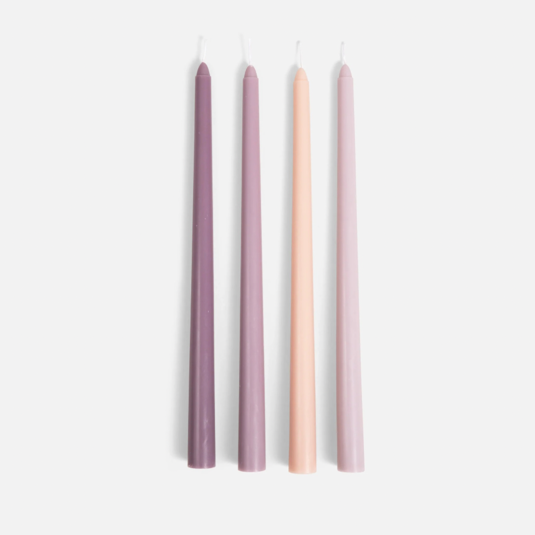 Muted Advent Candle Set