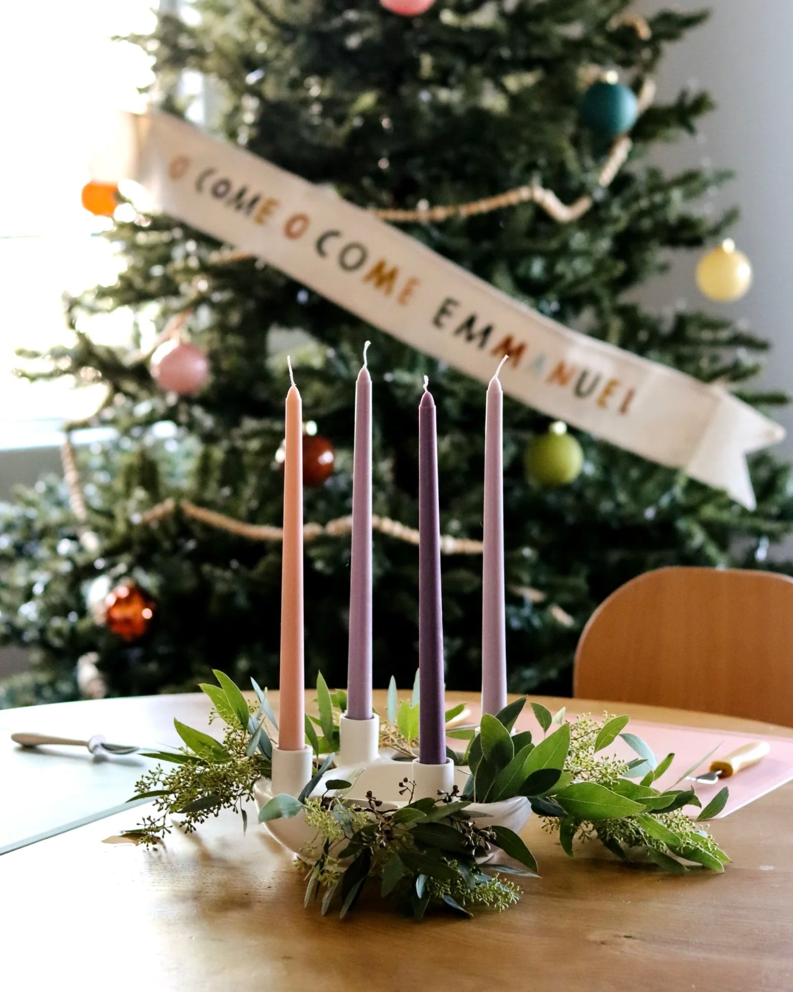 Muted Advent Candle Set