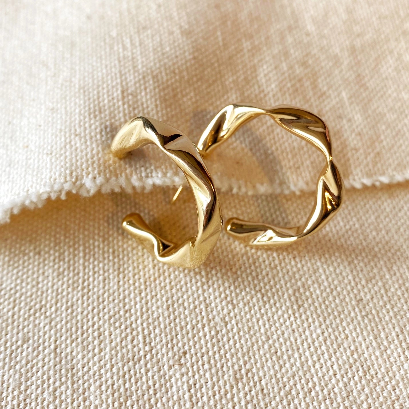 ‘Living Water’ Earrings // 18k Gold-Filled