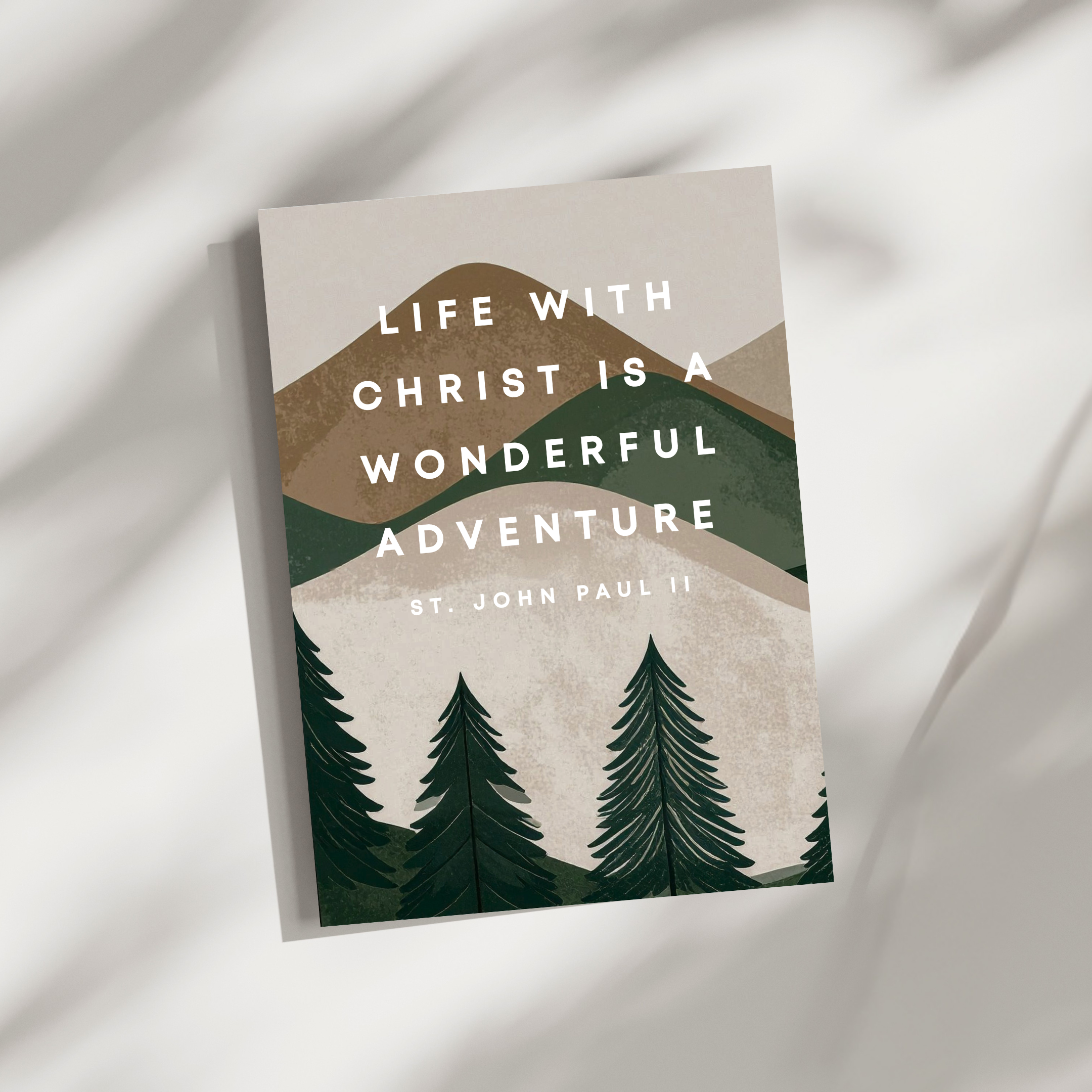 ‘A Wonderful Adventure’ Folded Greeting Card