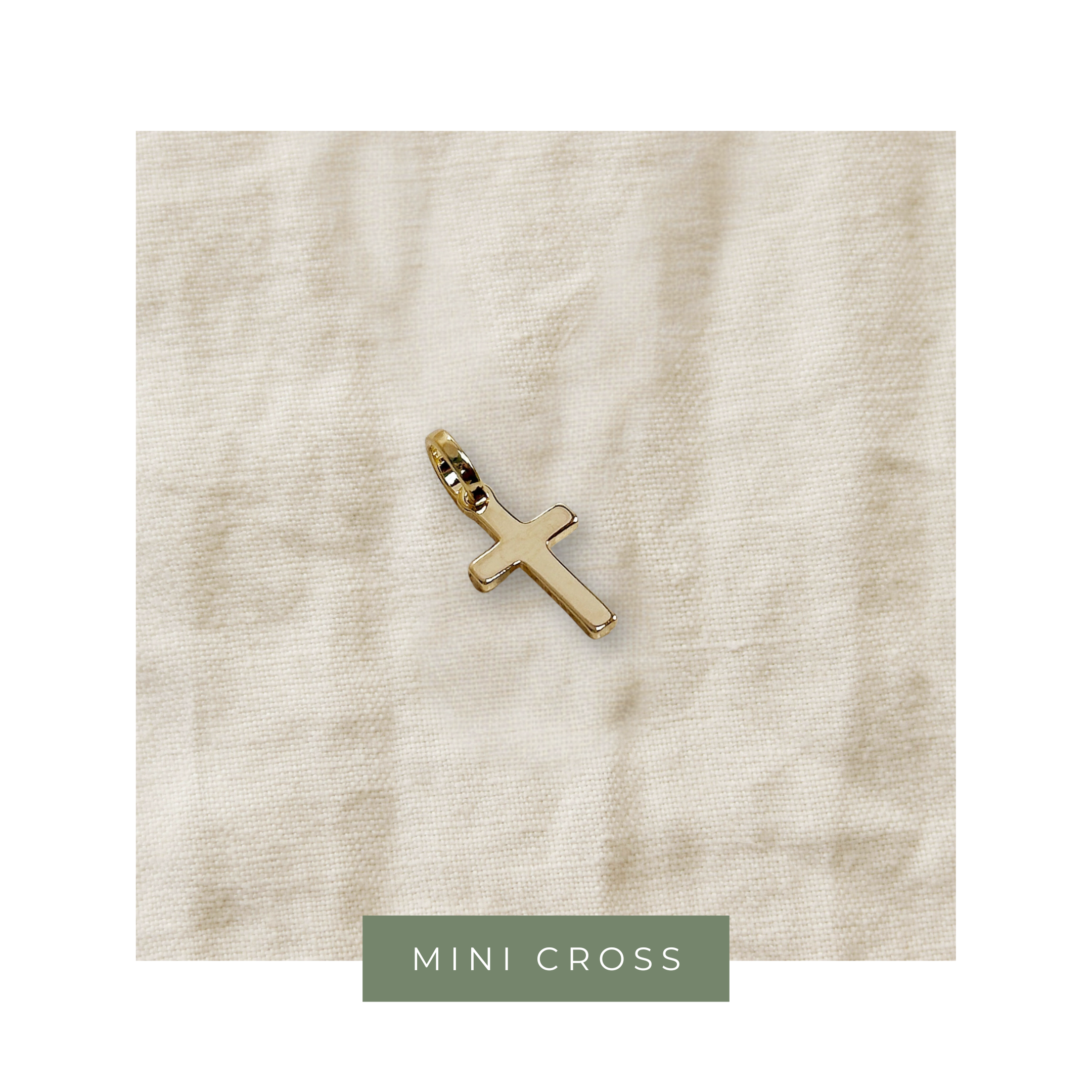 18k Gold-Filled Mini Cross (Pendant Only)