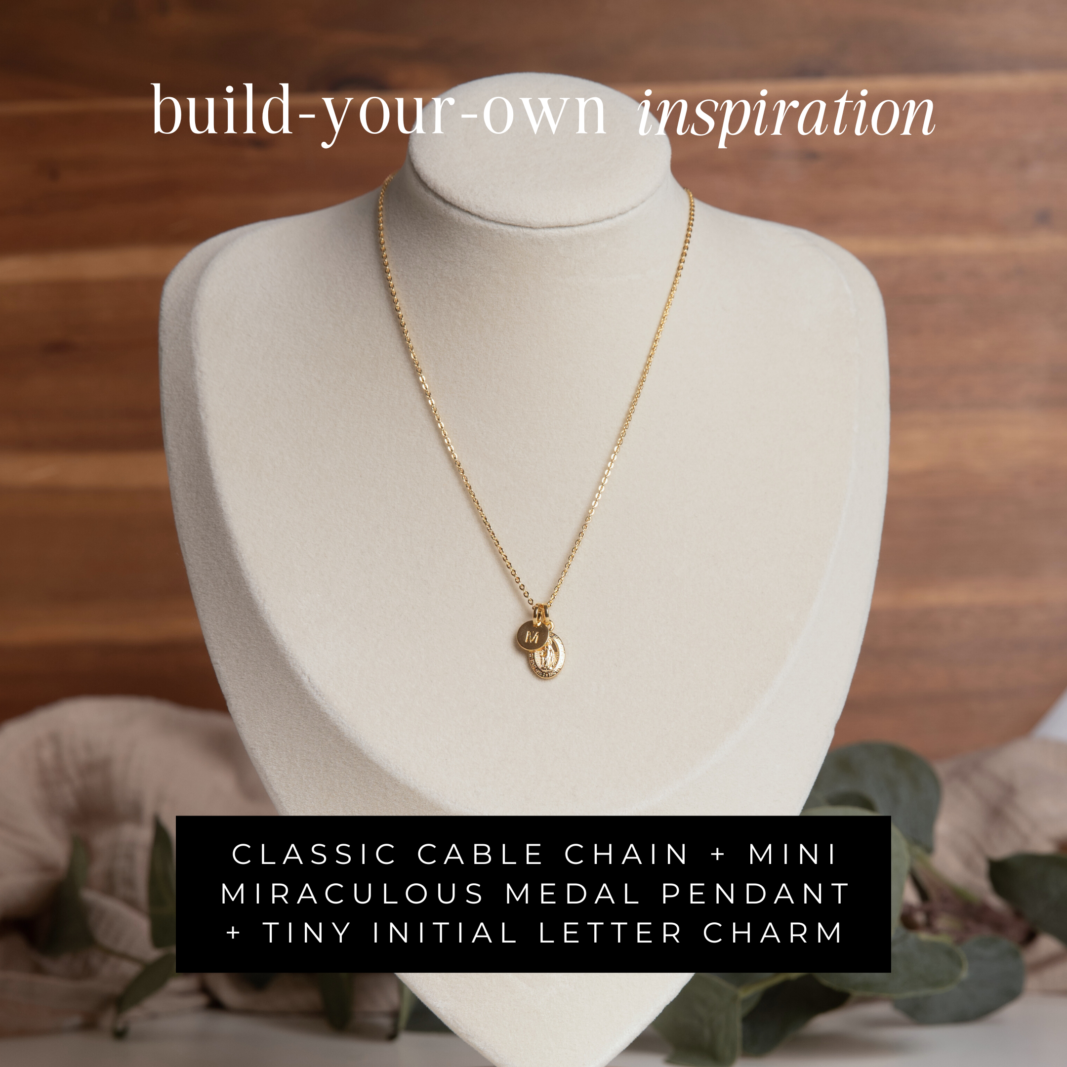 18k Gold-Filled Mini Miraculous Medal (Pendant Only)