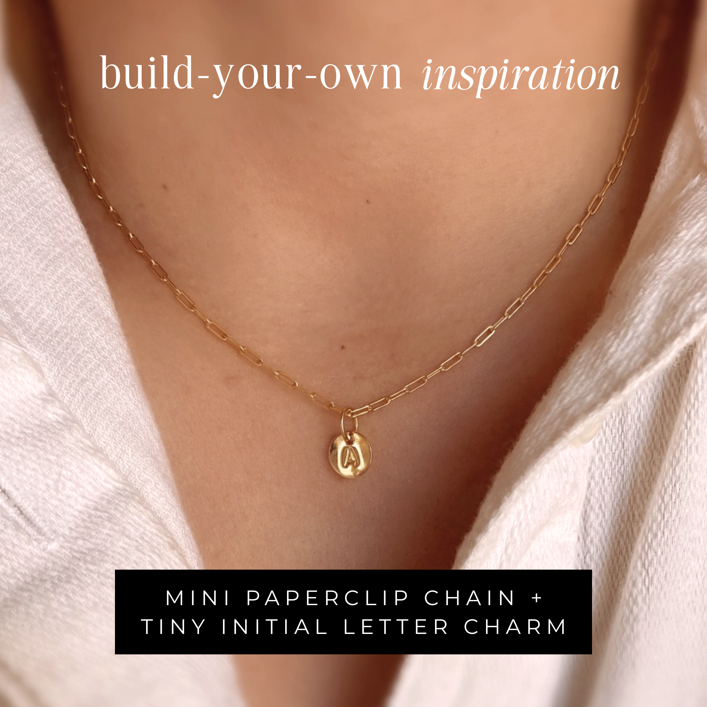 18k Gold-Filled Tiny Initial Letter Charm (PRE-ORDER)
