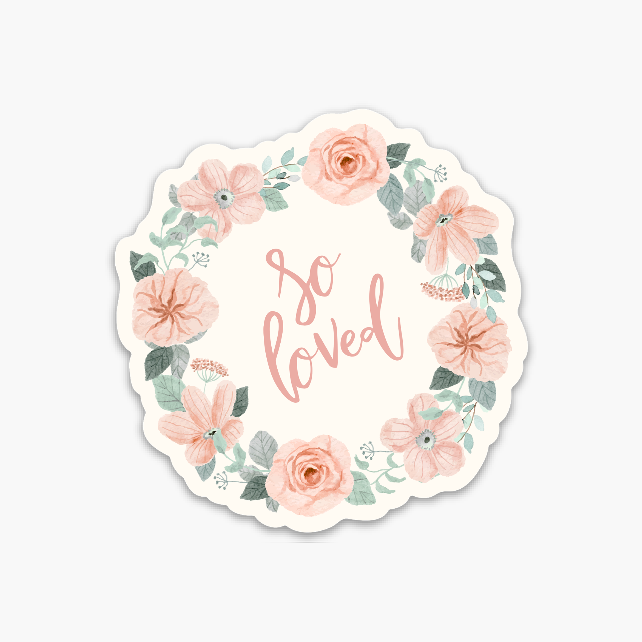 ‘So Loved’ Vinyl Sticker