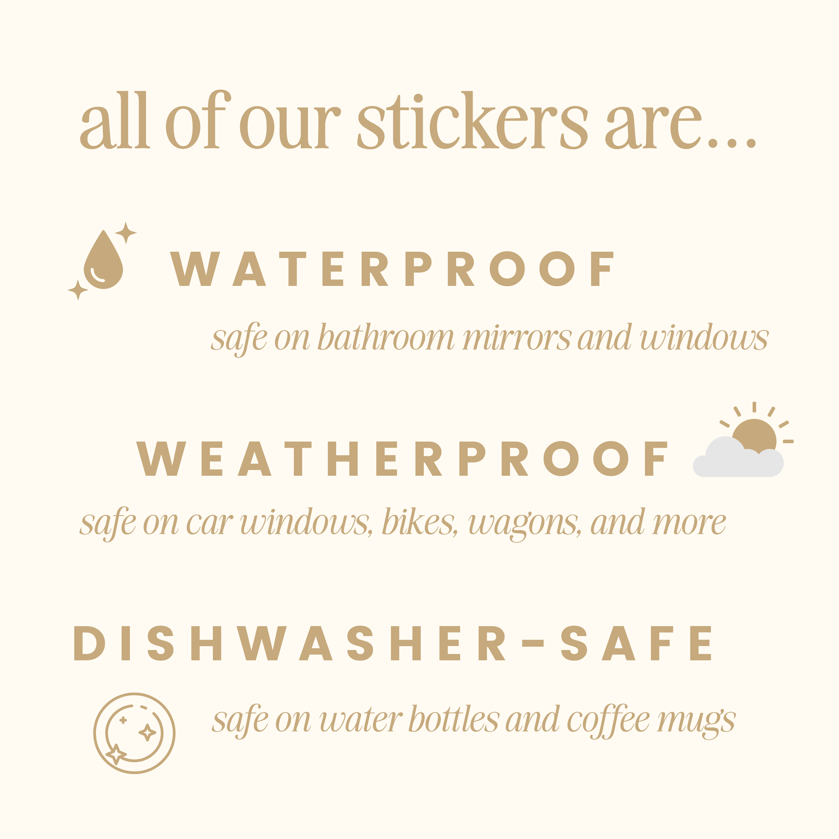 ‘Cast Your Cares Upon God’ Floral Vinyl Sticker