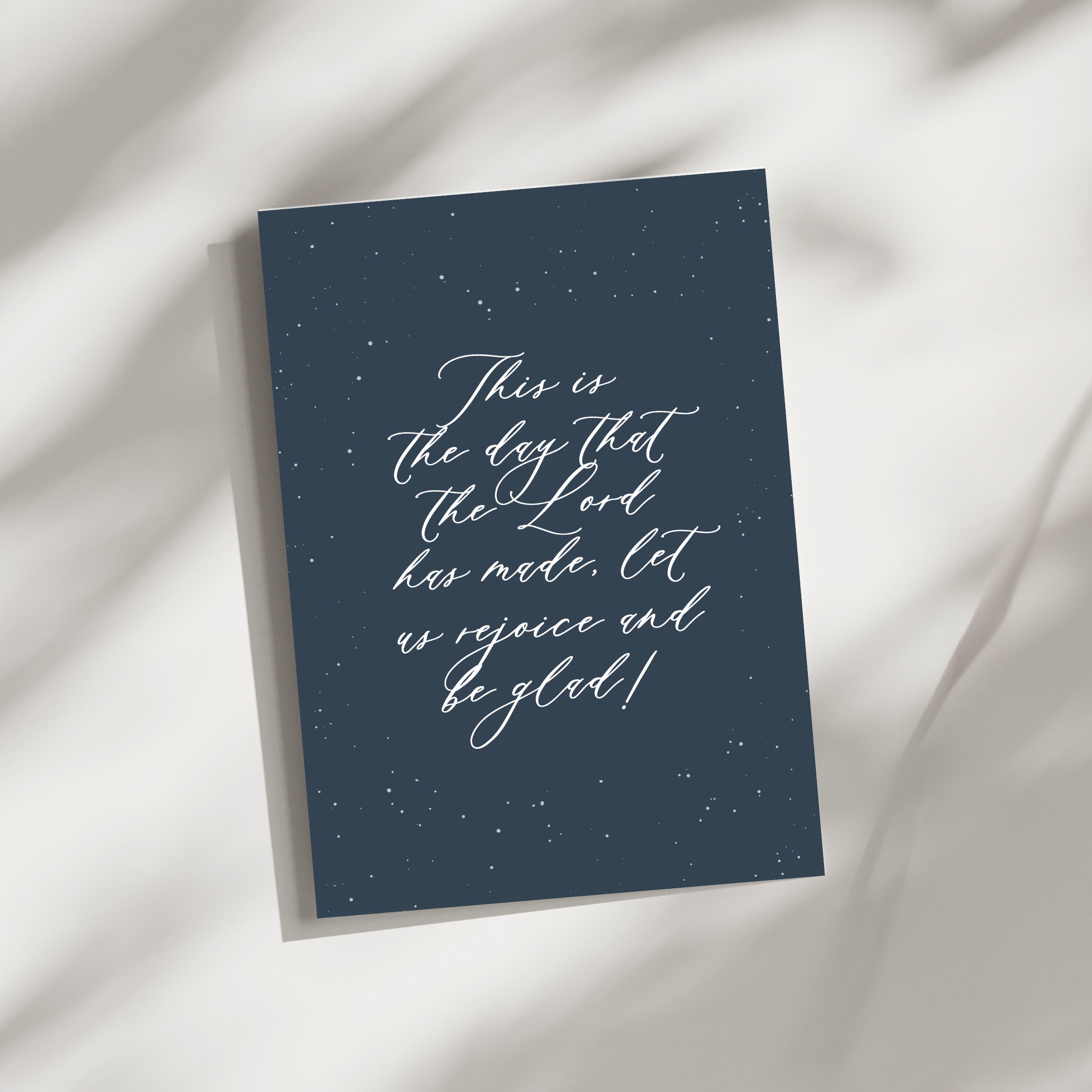 ‘This Is The Day’ Folded Greeting Card