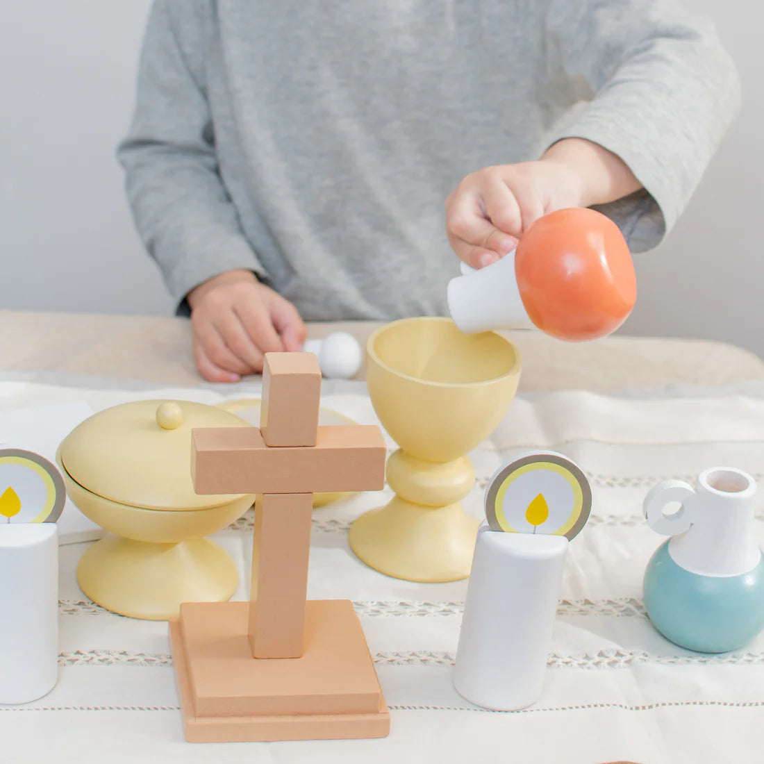 Deluxe Wooden Mass Kit Playset