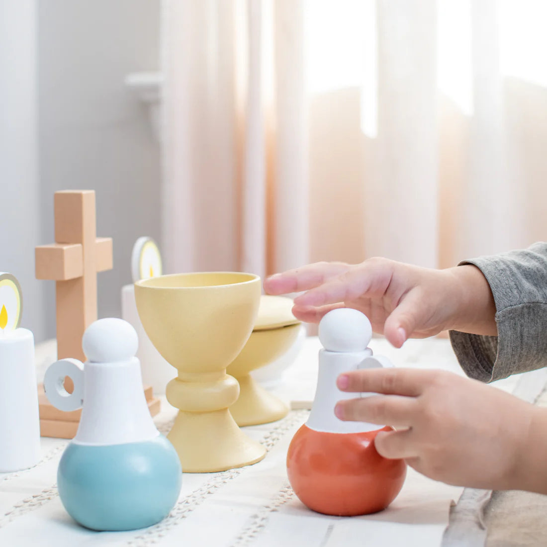 Deluxe Wooden Mass Kit Playset