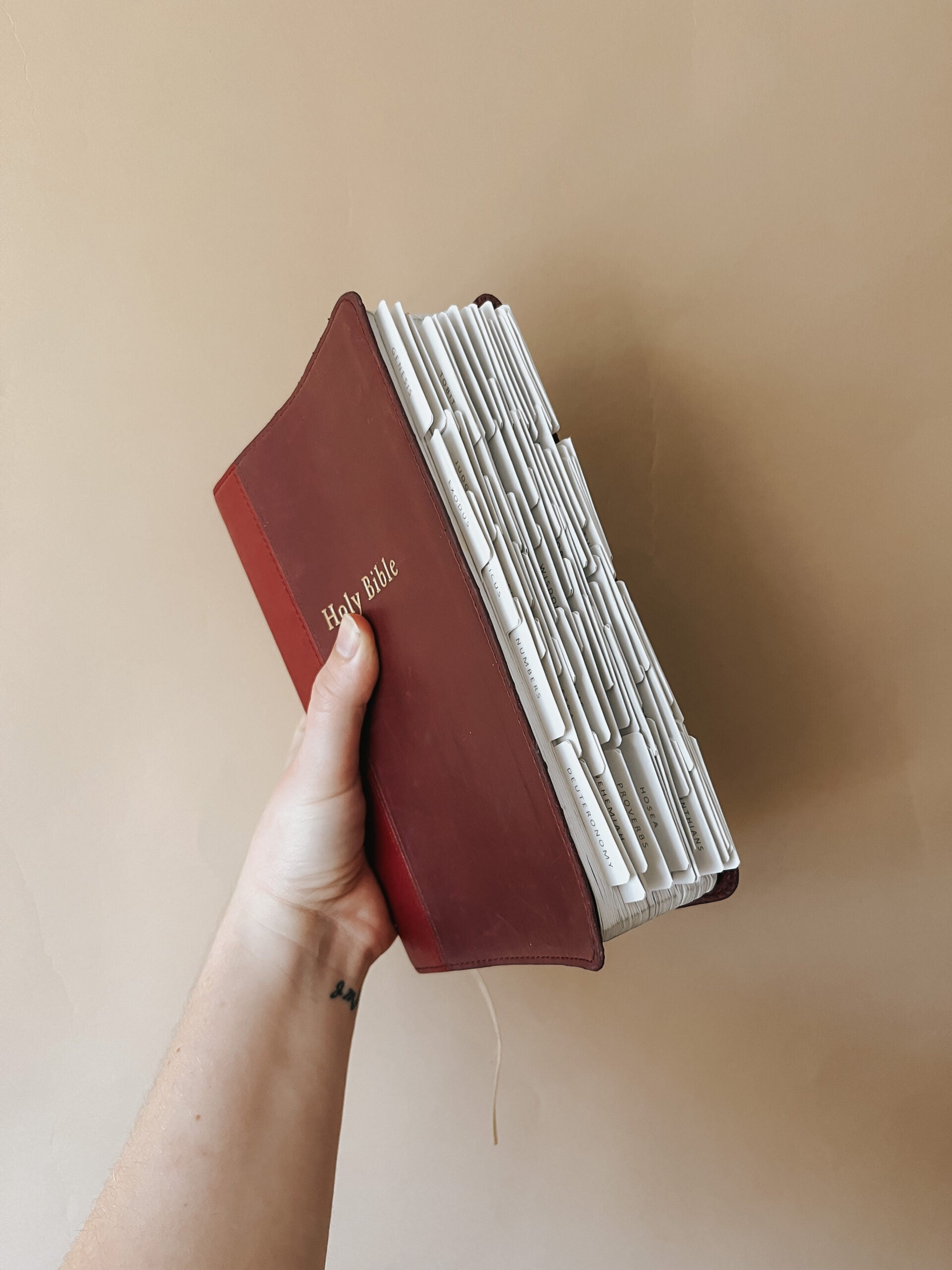 *PRE-ORDER* White + Gold Catholic Bible Tabs