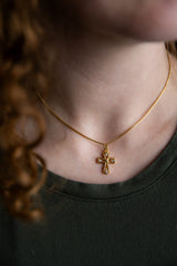 Children’s Cross Necklace // 18k Gold-Filled