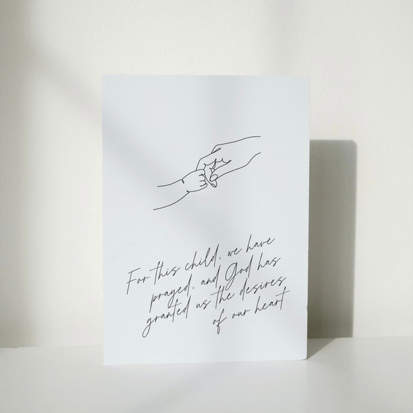 ‘For This Child’ Greeting Card