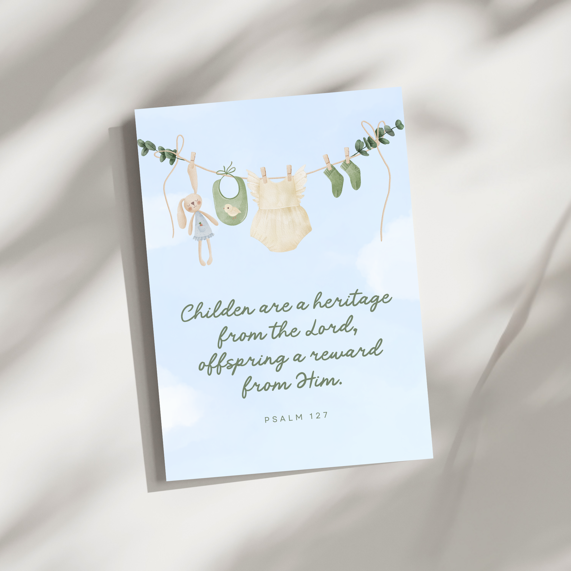 ‘A Heritage From The Lord’ Folded Greeting Card