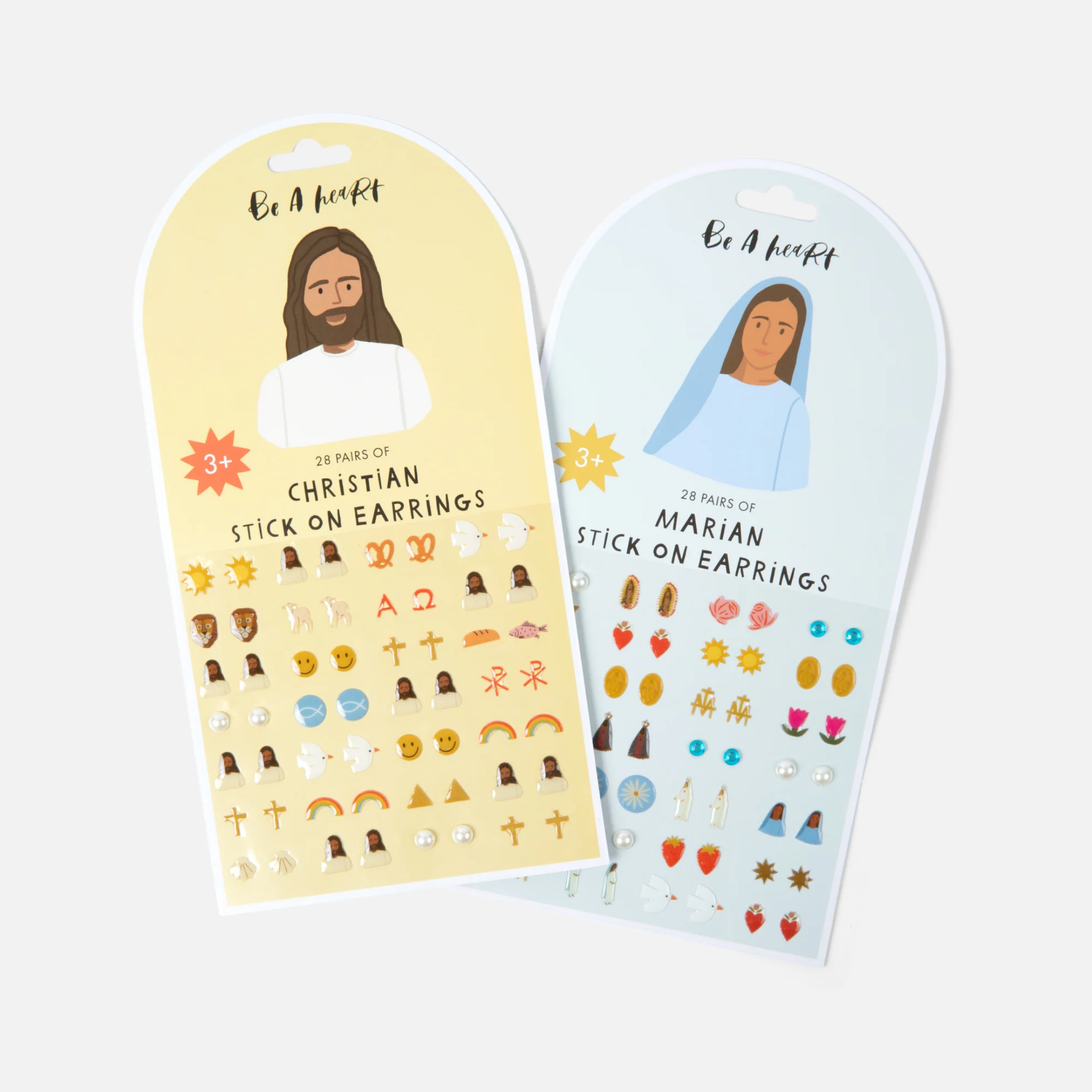 Catholic Stick On Earrings