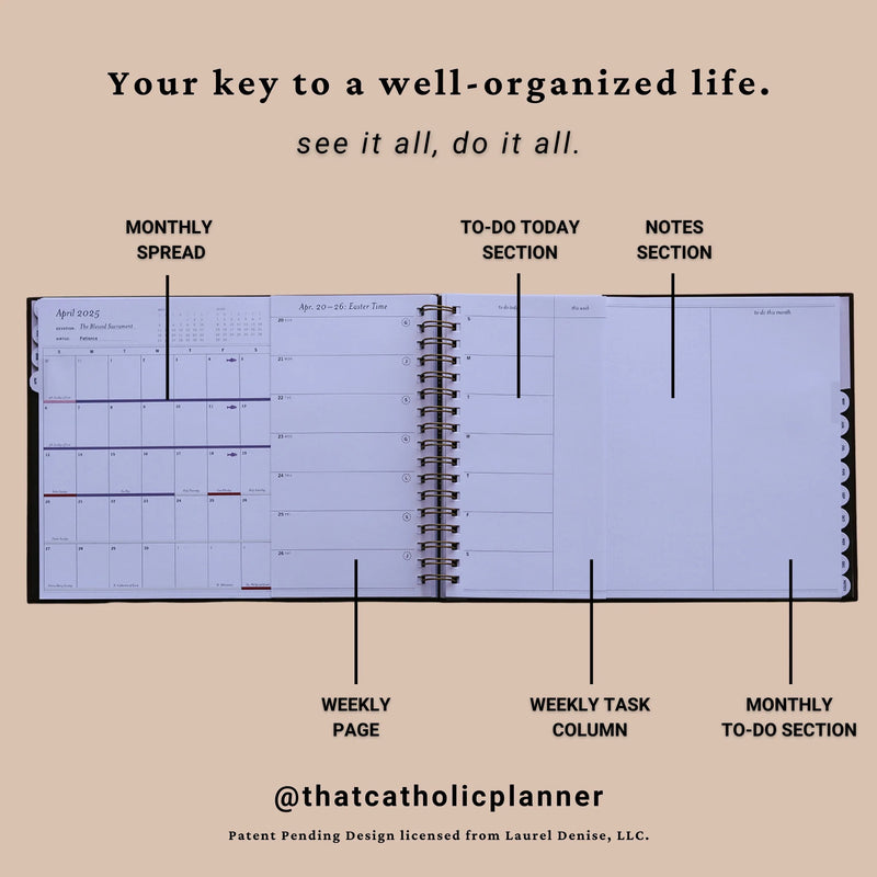 2025 Catholic Liturgical Planner