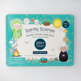 Saintly Scenes Reusable Sticker and Colouring Book