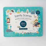 Saintly Scenes Reusable Sticker and Colouring Book