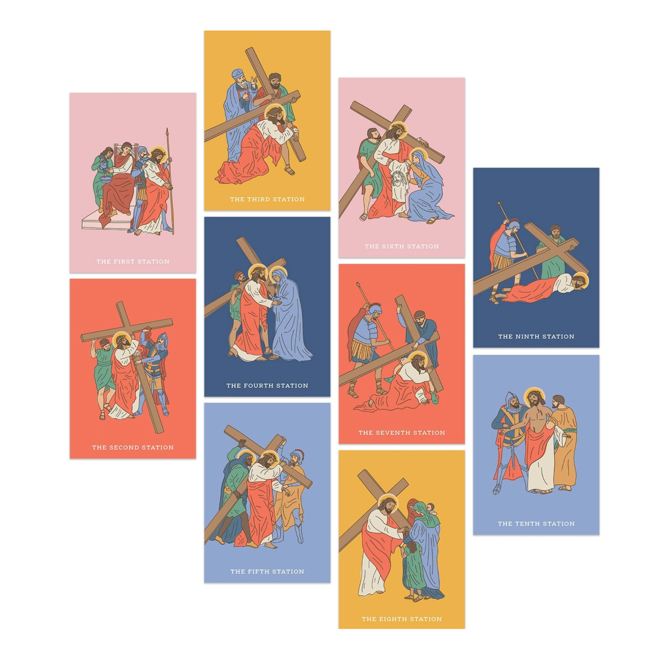 Stations of the Cross Booklet (Set of 10)