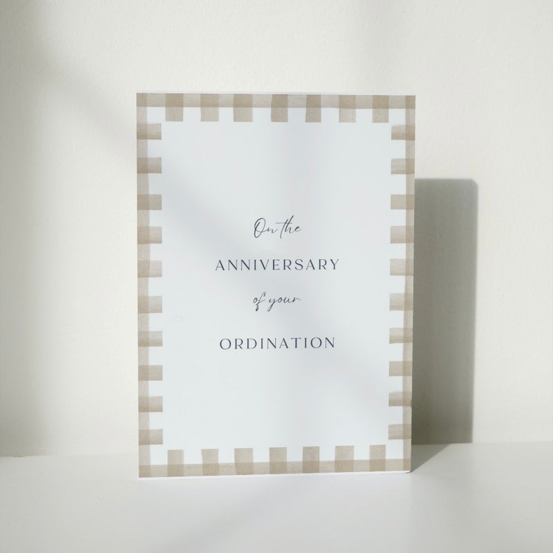 ‘On the Anniversary of Your Ordination’ Greeting Card