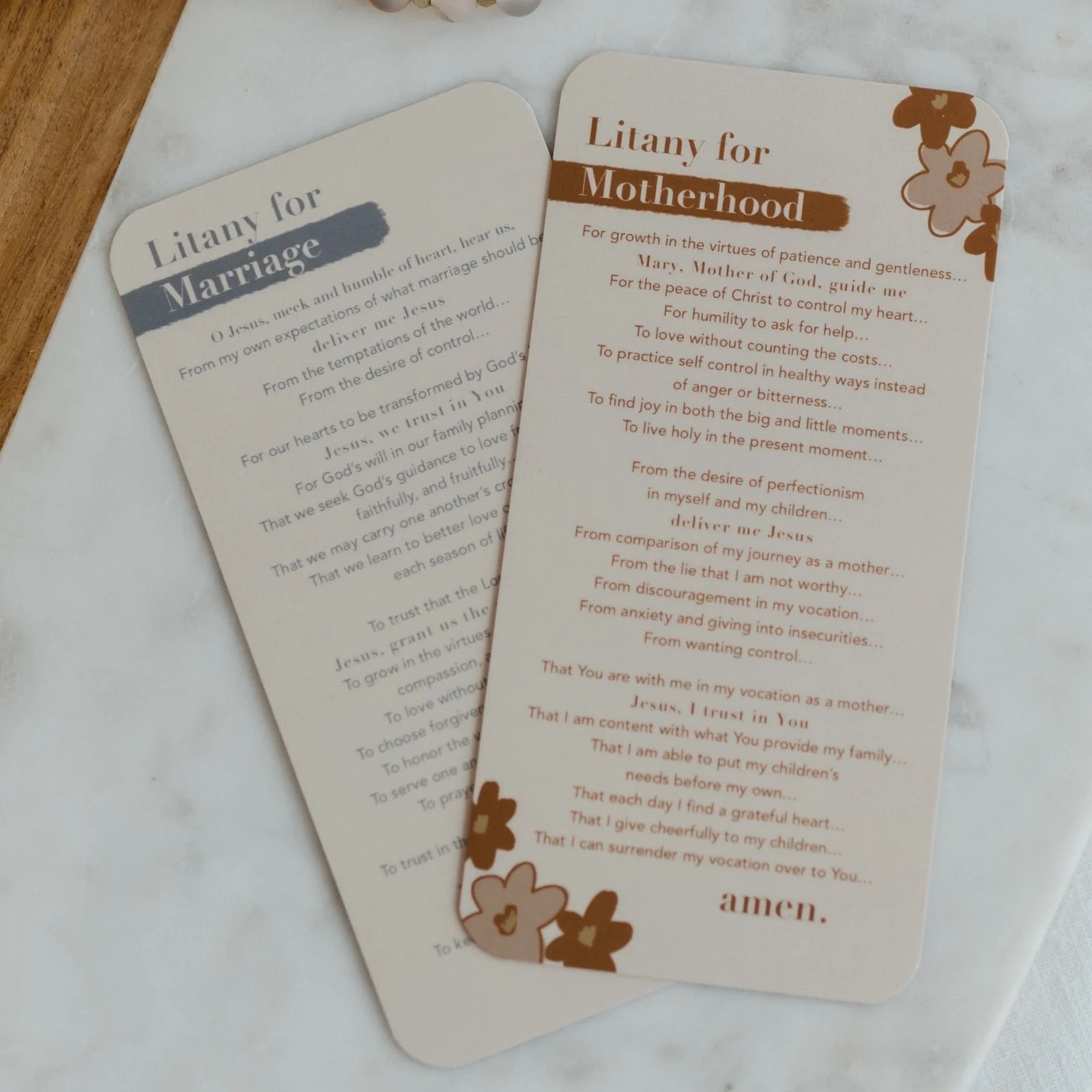 Litany for Motherhood and Marriage Bundle