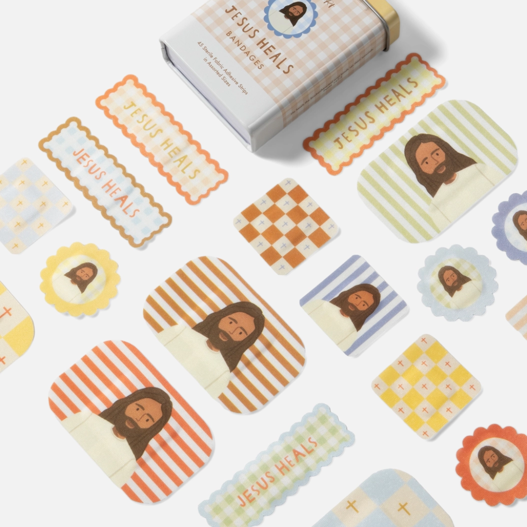 Jesus Heals Bandages – Assorted Fabric Cottage Collection