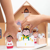 Wooden Catholic Church Playset