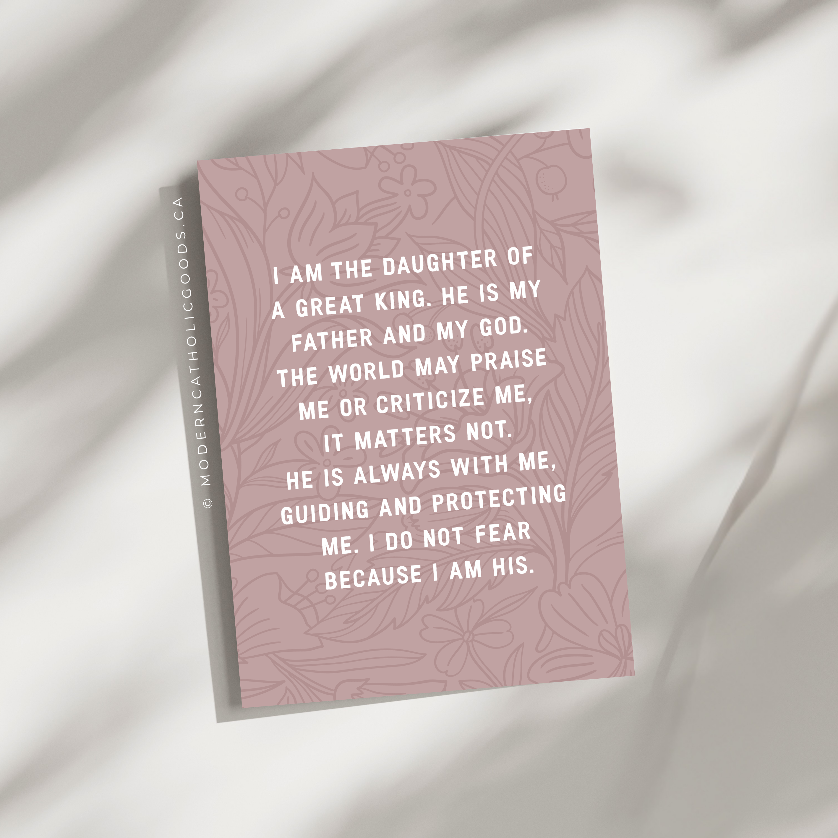 ‘Daughter Of A Great King’ Folded Greeting Card