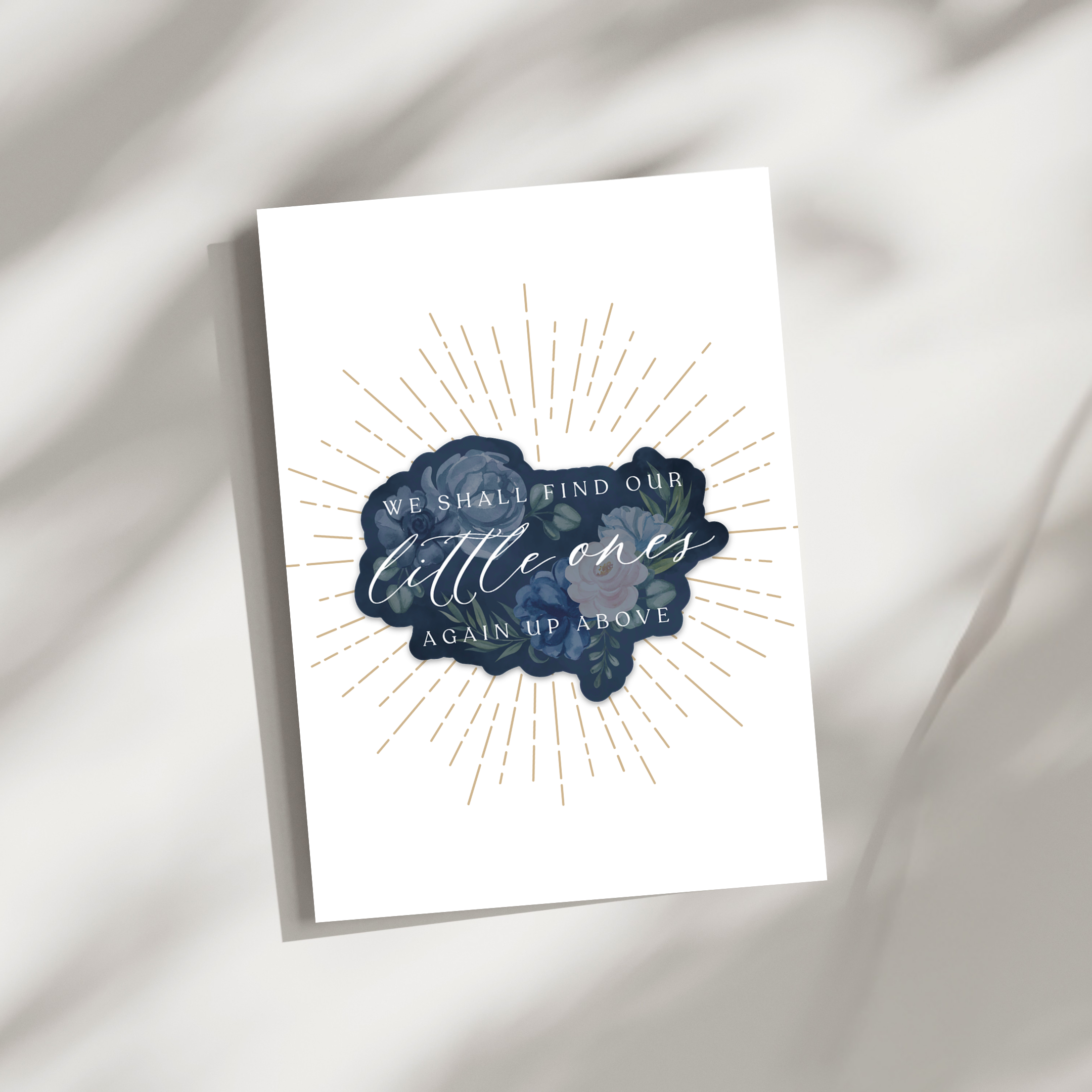 'Little Ones' Sticker Card