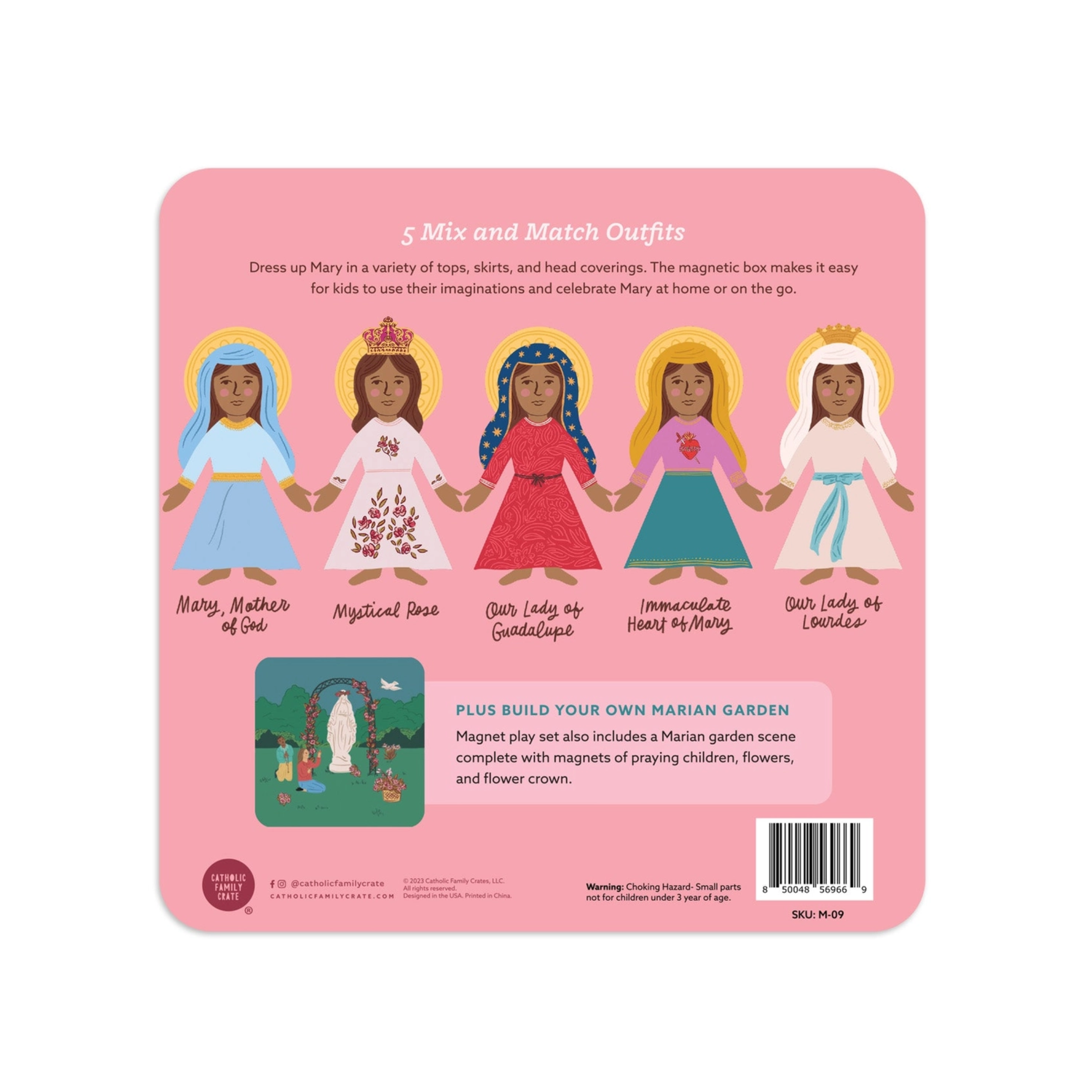 Mary Dress Up Magnet Playset