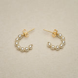 Petite Pearl Earrings // 18k Gold-Filled