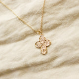 Four-Way Cross Necklace // 18k Gold-Filled